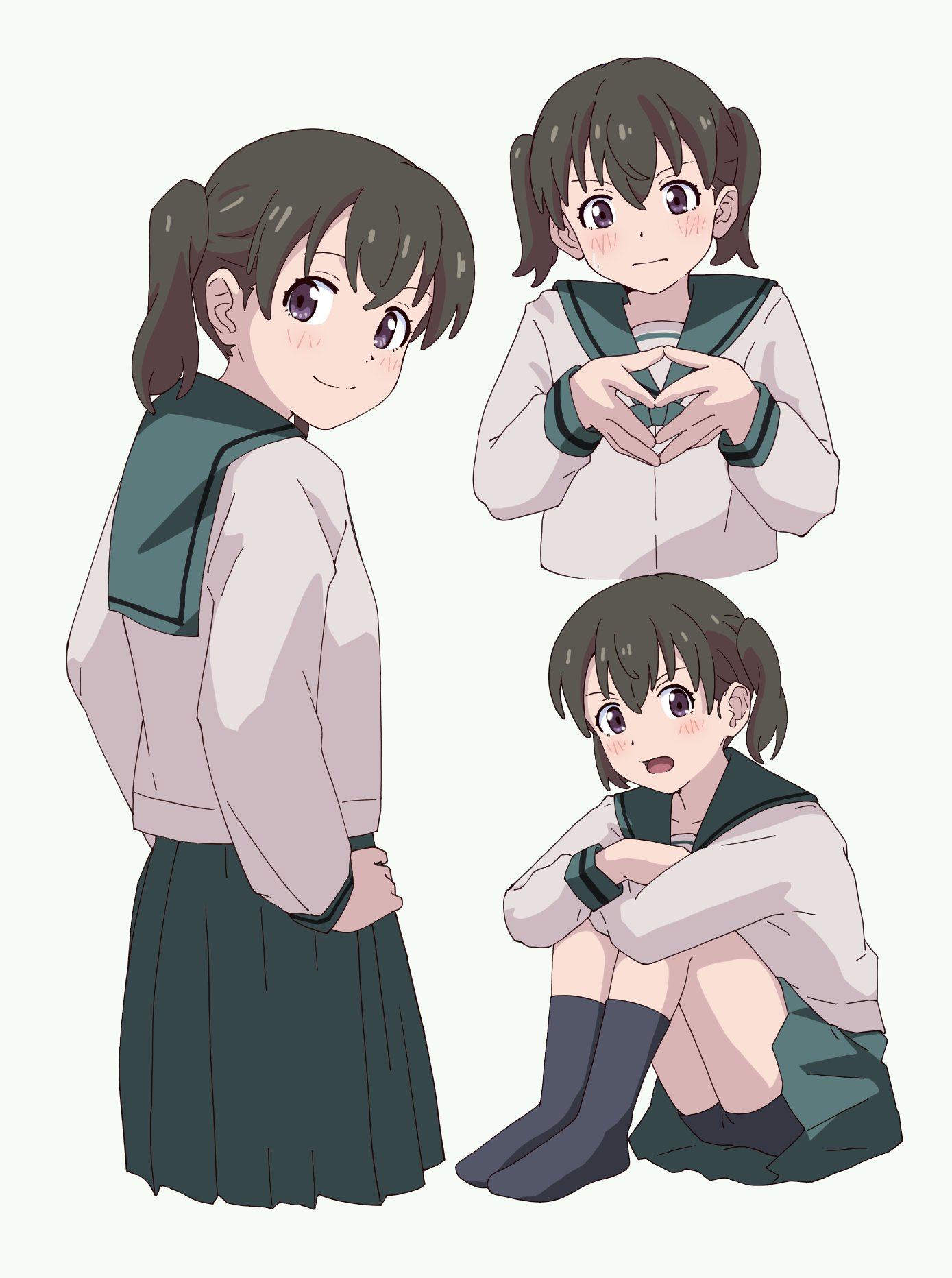 HaveAHappyMikuLife on X: Overalls are such a Hinata look #yamanosusume   / X