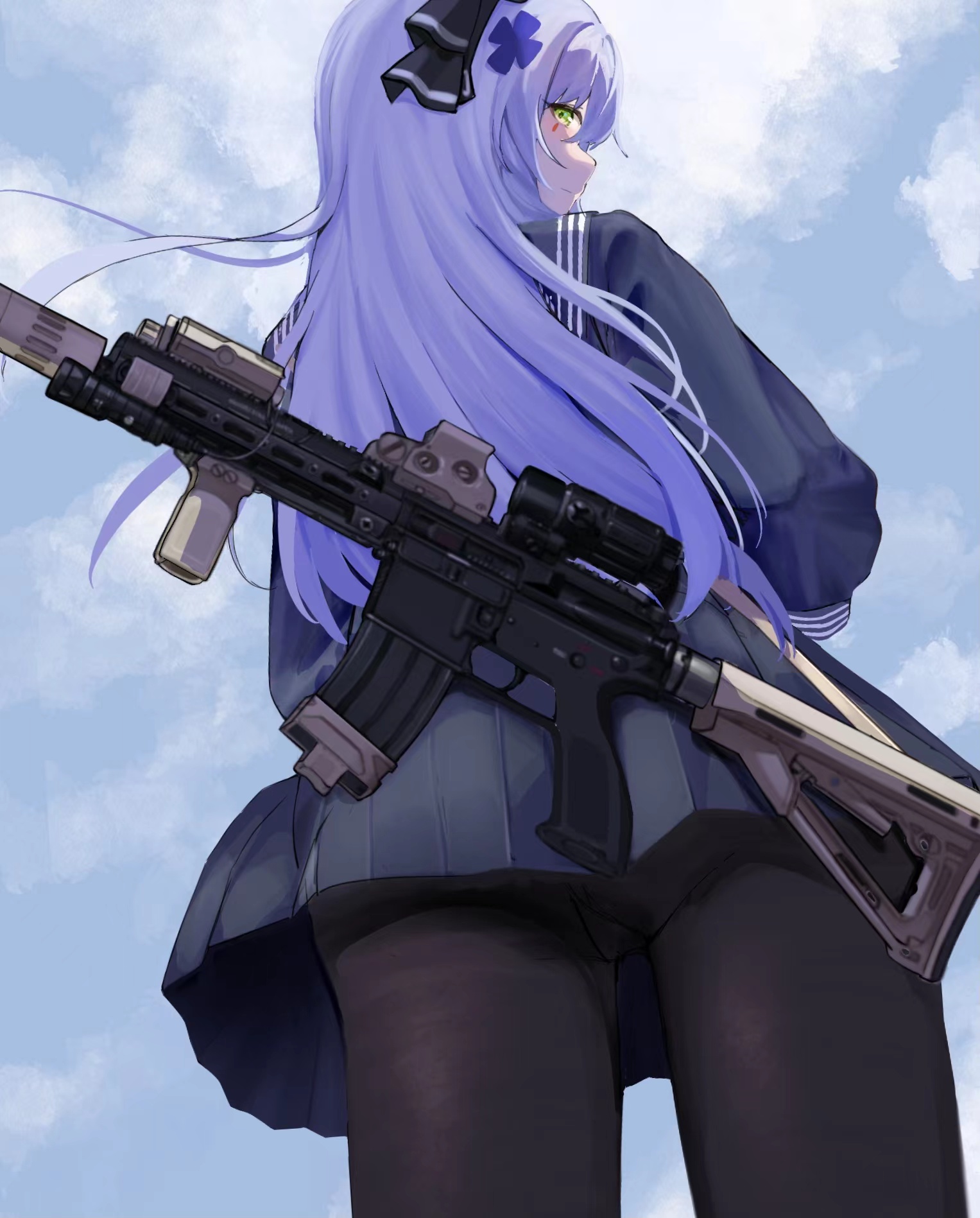 1z10 Girls Frontline Hk416 (girls Frontline) Gun Pantsu Pantyhose 