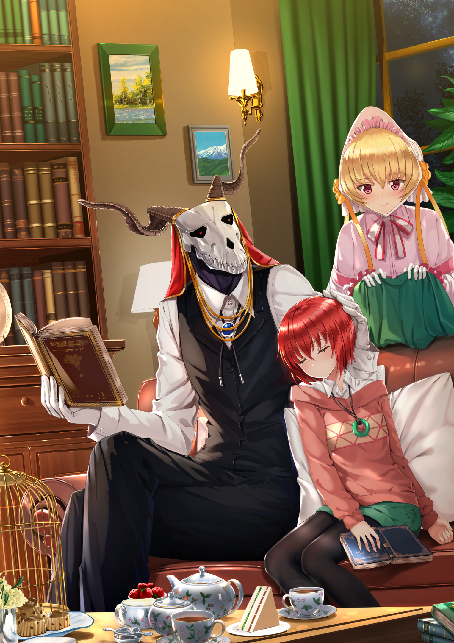 hatori chise and elias ainsworth (mahou tsukai no yome)