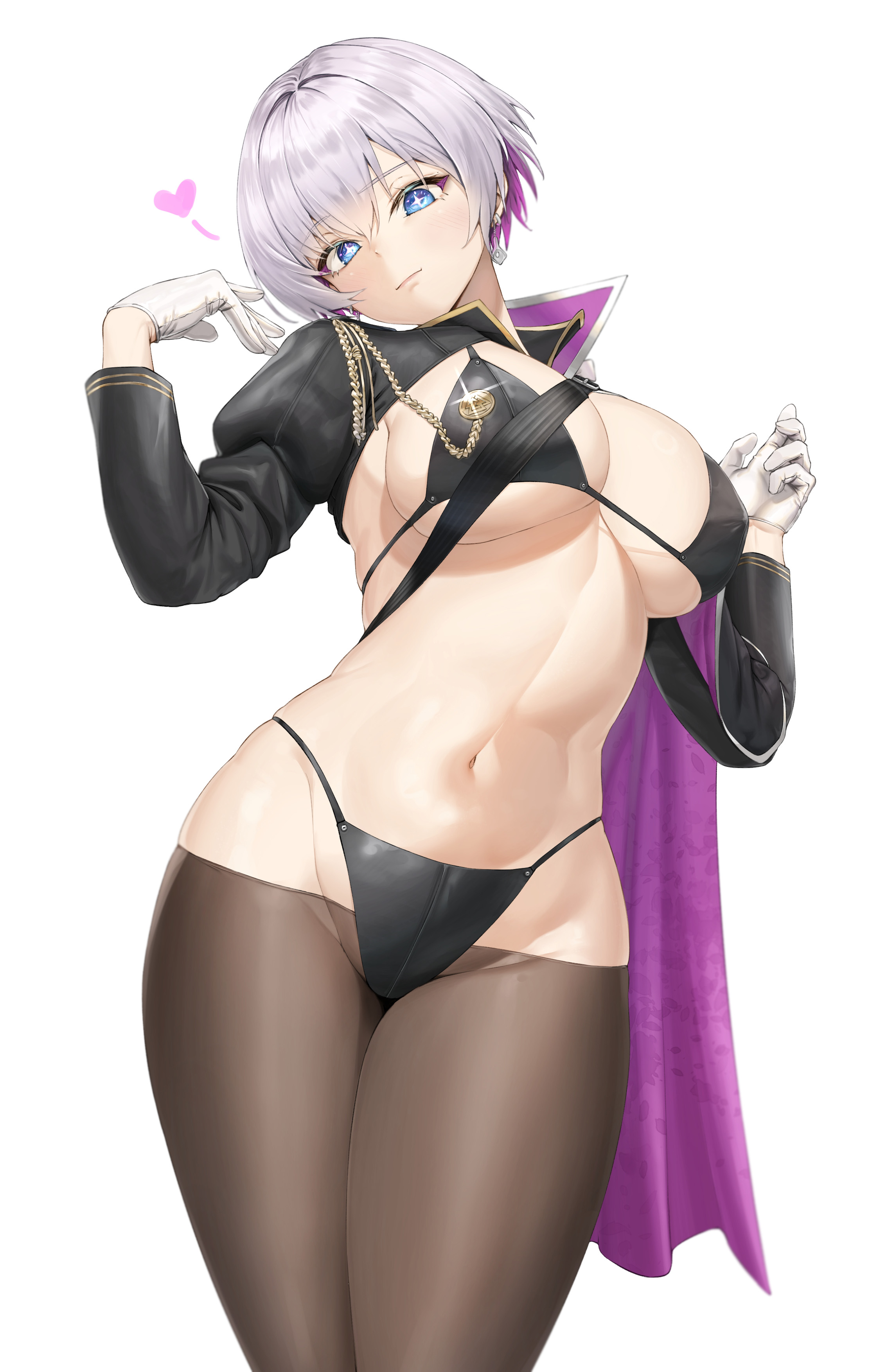 bra goddess_of_victory:_nikke liliweiss_(nikke) pantsu pantyhose pixel_(yuxian)