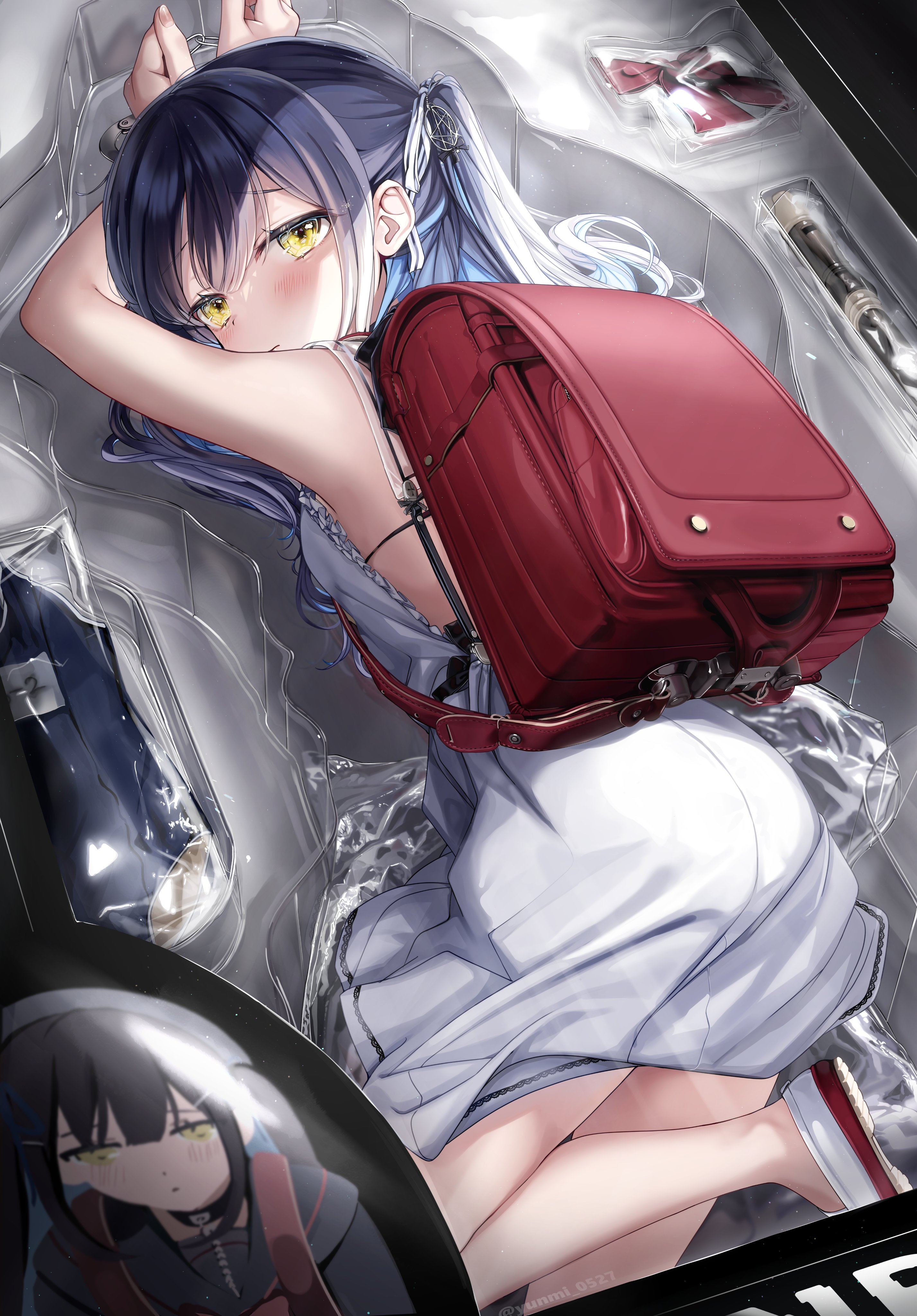 ass bondage kudou_rinri loli see_through seifuku yunmi