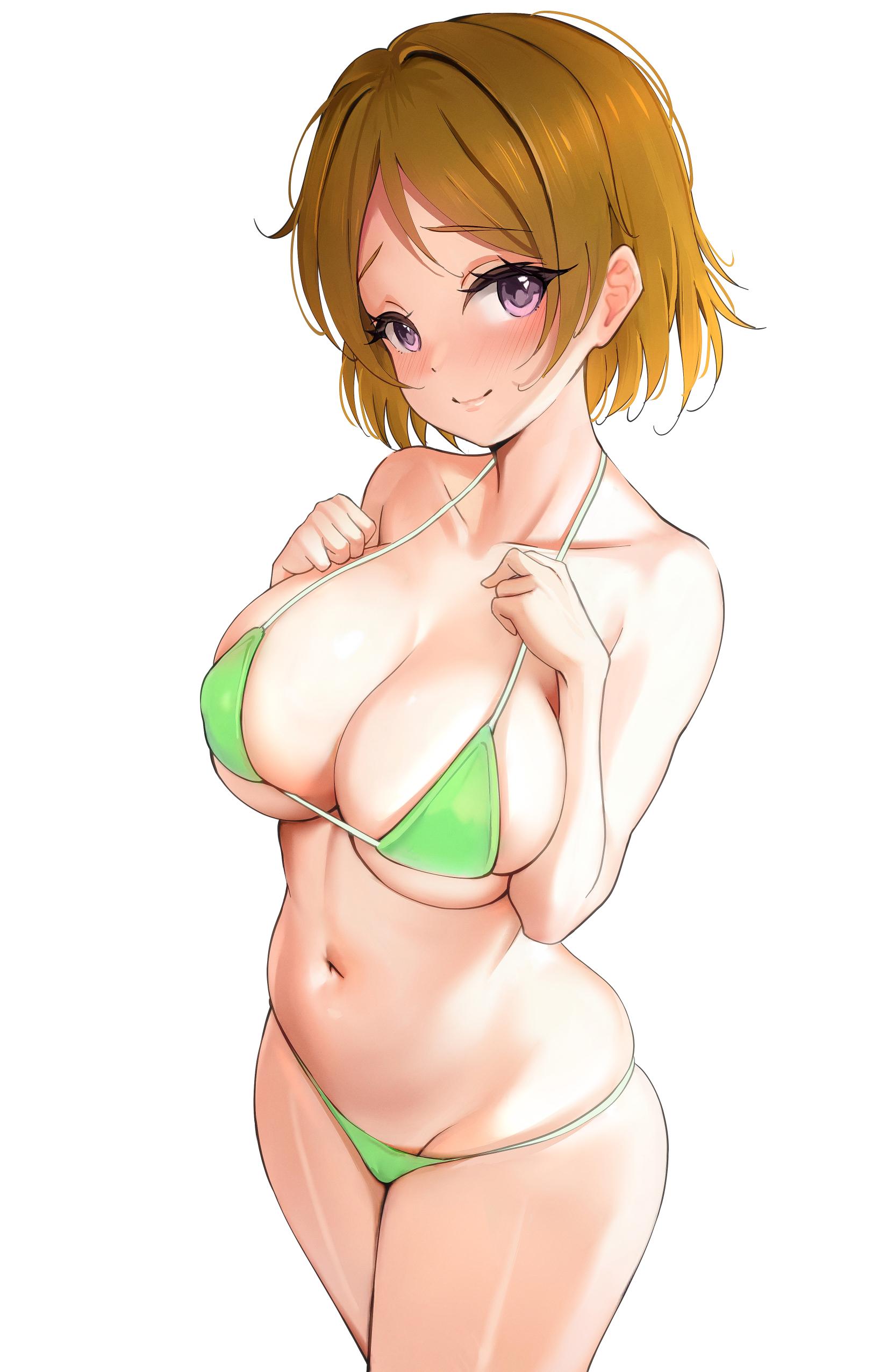 bikini koizumi_hanayo love_live! love_live!_(series) minted swimsuits thong