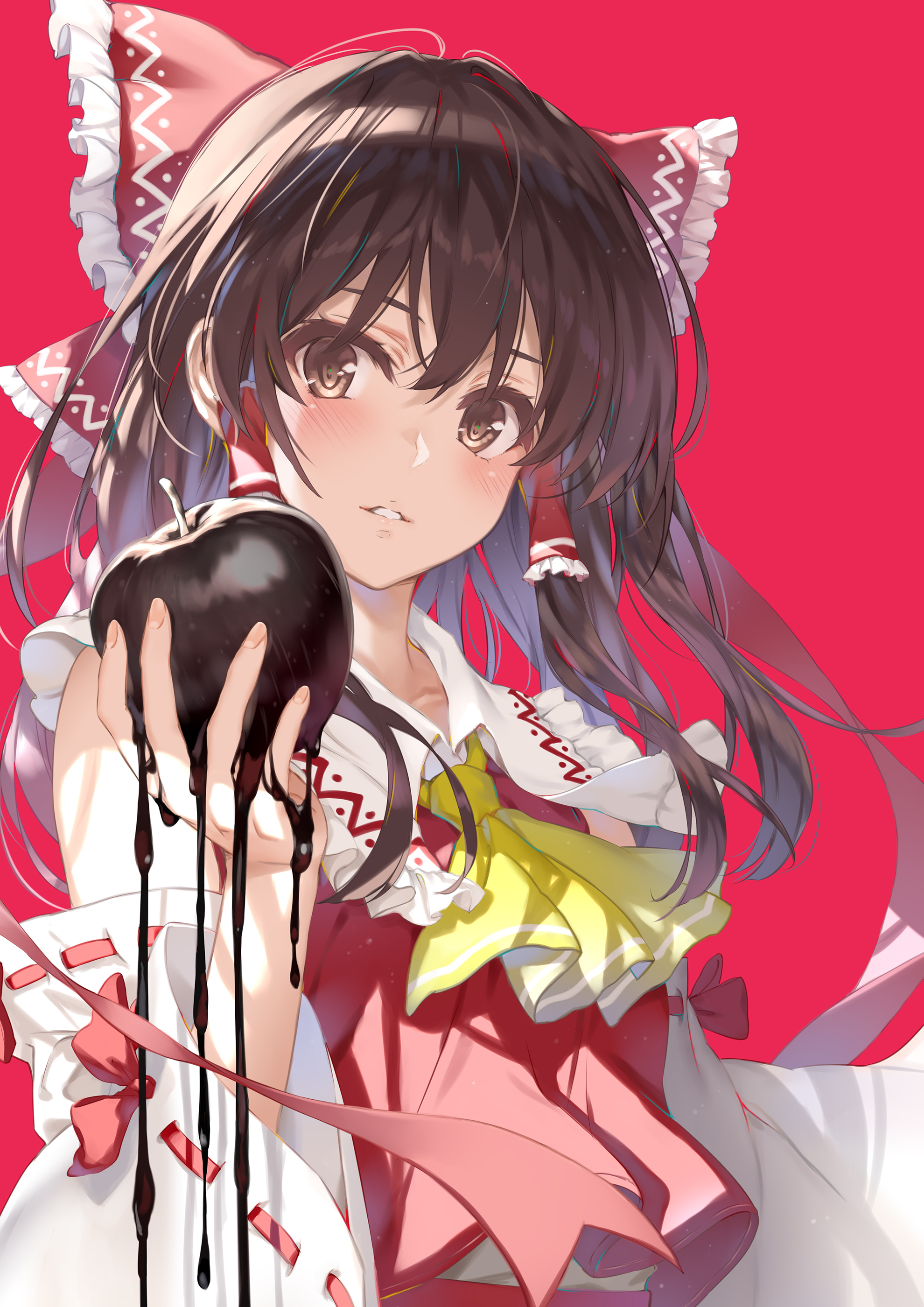 cream hakurei_reimu miko misaki_kurehito touhou