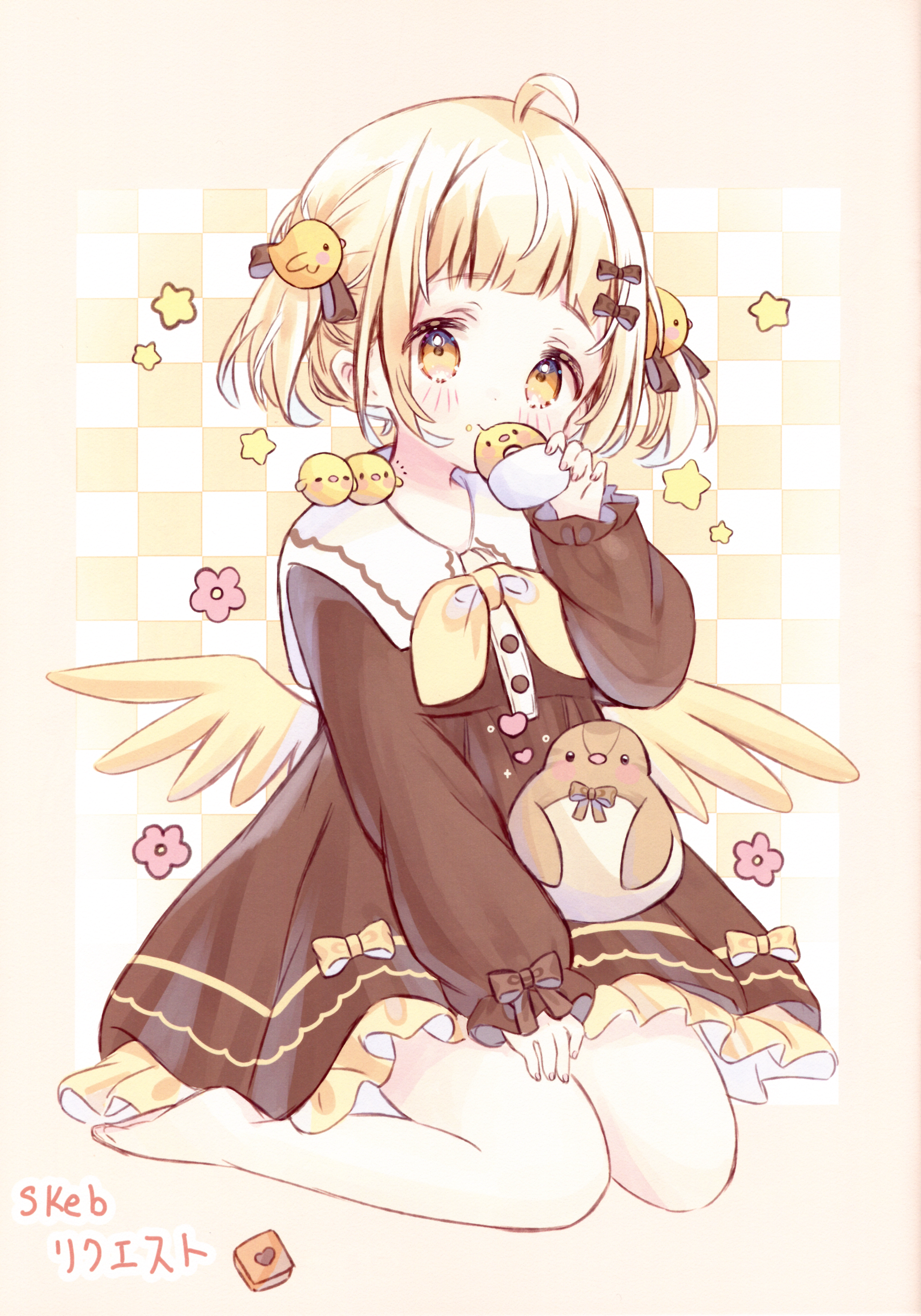 cream fruitsrabbit seifuku usapanchieri wings