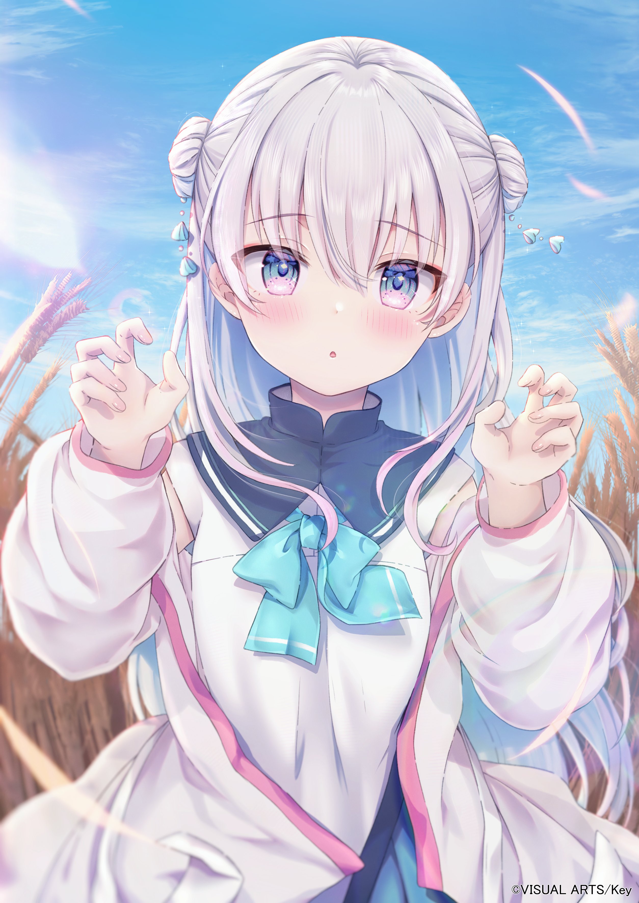 anemoi key maruma_(maruma_gic) seifuku tsujikura_spica