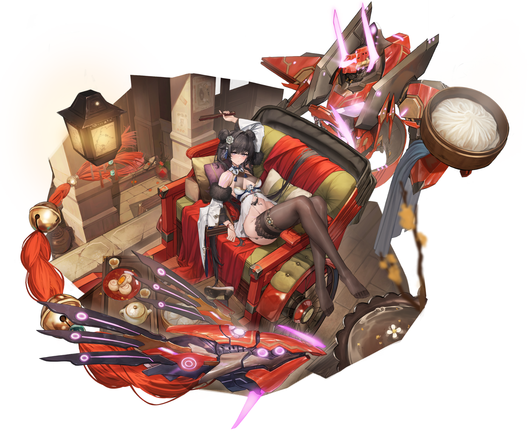 cross_core garter mecha no_bra pantsu see_through stockings tagme thighhighs transparent_png