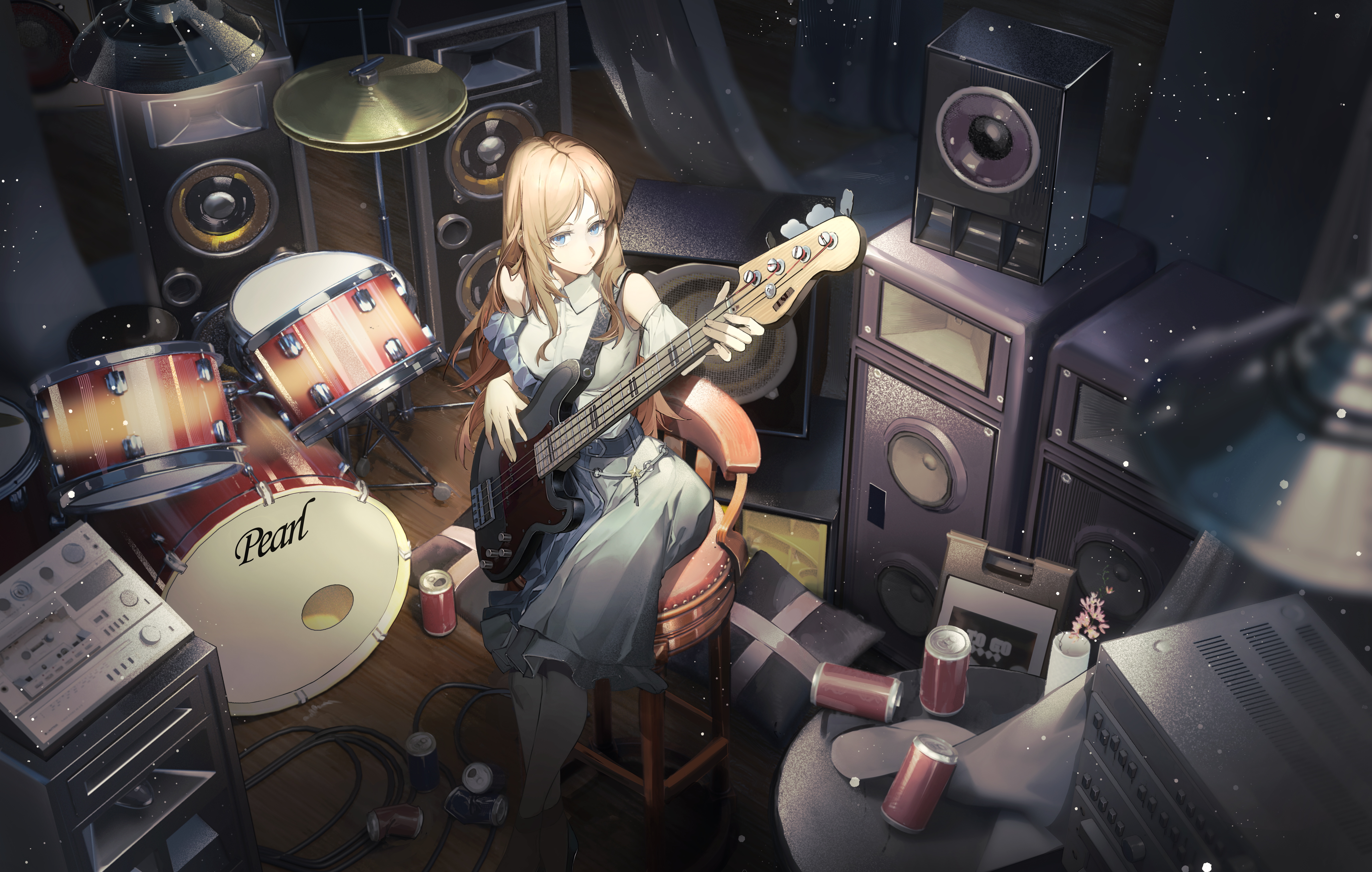 bang_dream! bang_dream!_it's_mygo!!!!! guitar loftcat nagasaki_soyo uniform