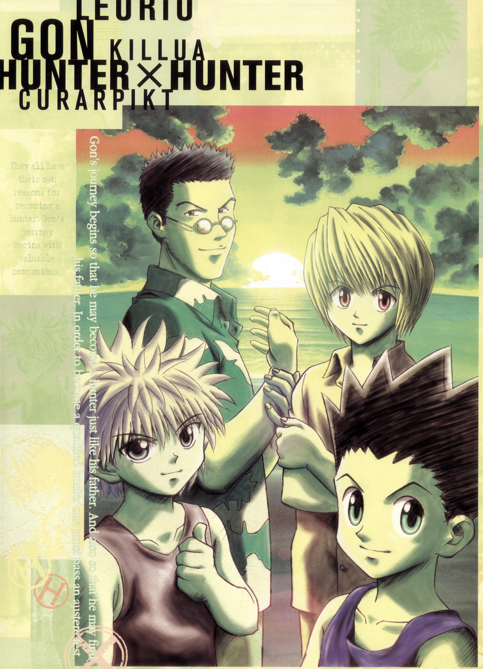 Hunter X Hunter#Gon, killua, Kurapika and Leorio