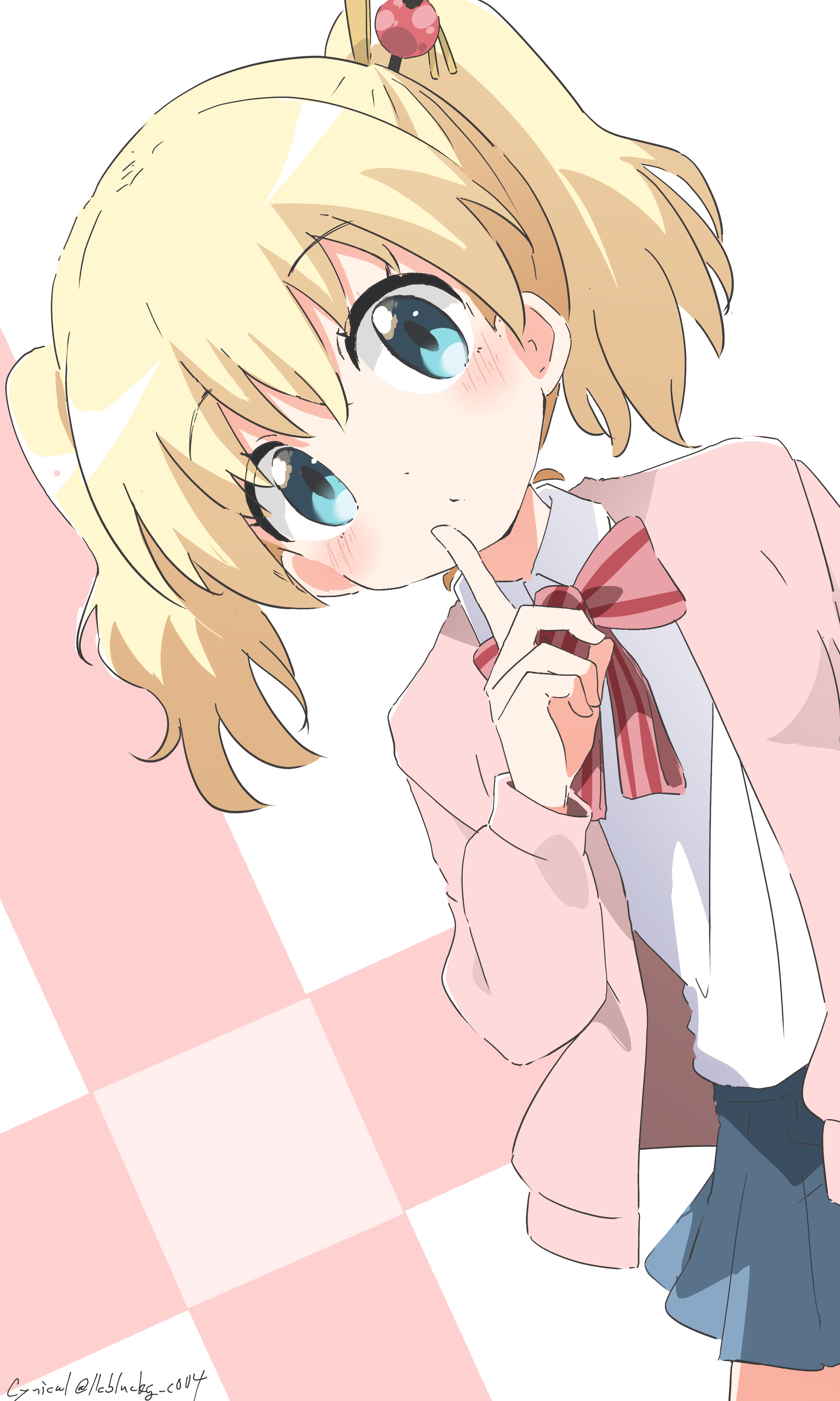 alice_cartelet cynical_(llcbluckg_c004) kin-iro_mosaic seifuku sweater