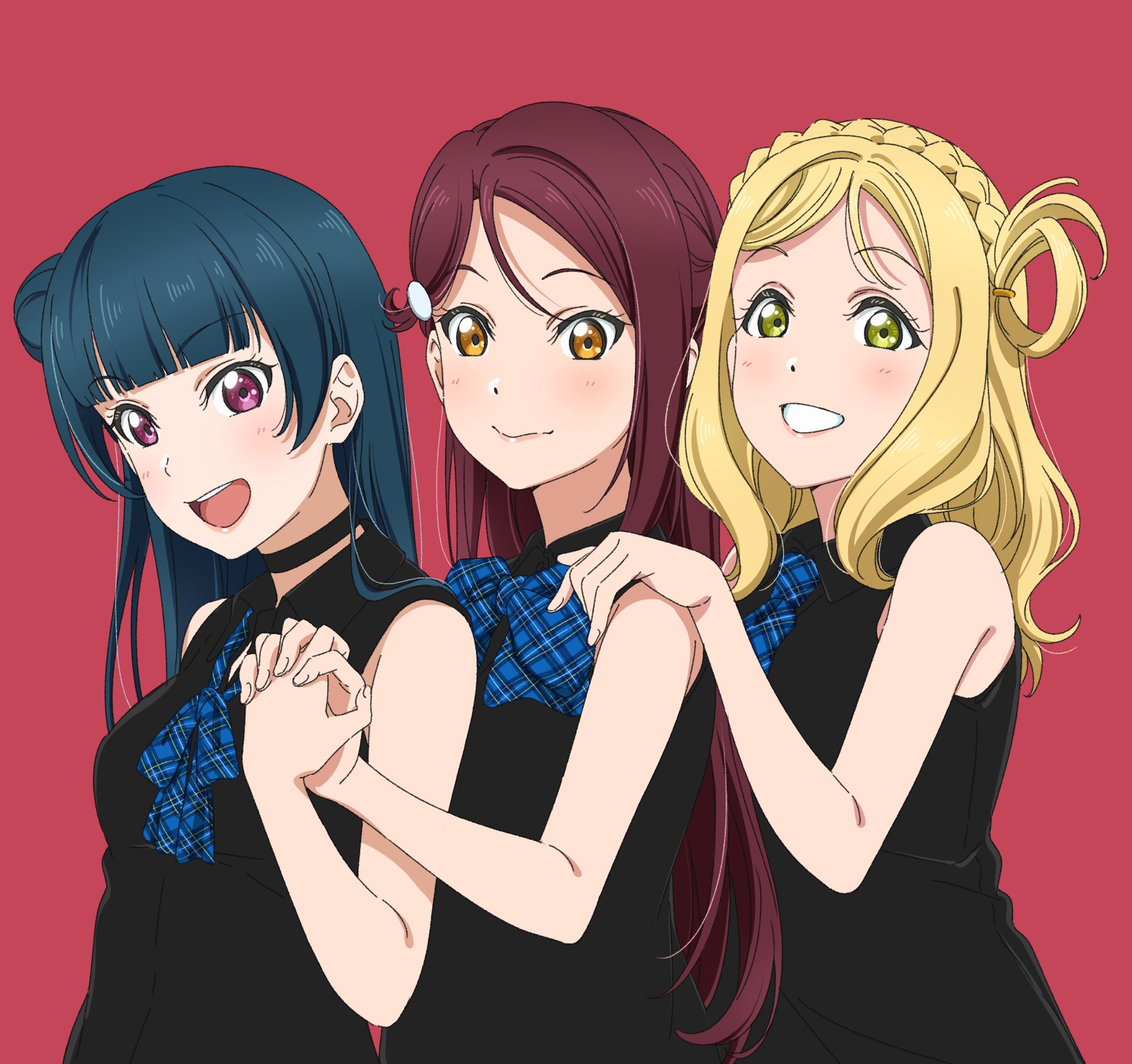 love_live!_(series) love_live!_sunshine!! ohara_mari sakurauchi_riko sano_keiichi tsushima_yoshiko uniform