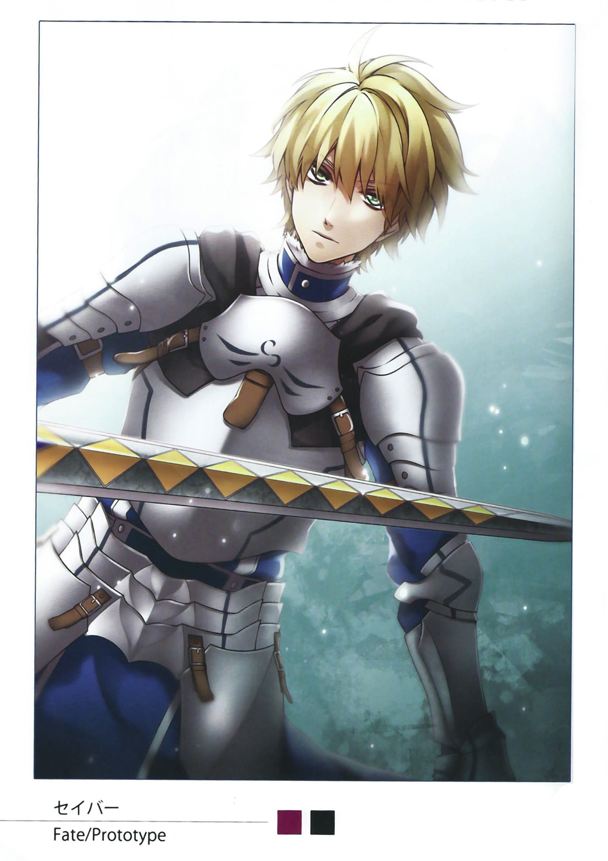 type-moon fate/prototype fate/stay night saber (fate/prototype) male ...