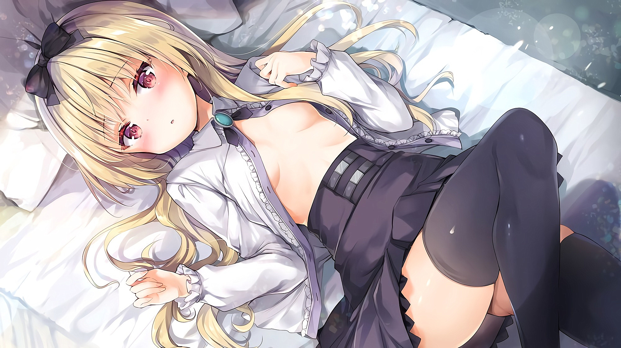 arifureta_shokugyou_de_sekai_saikyou hisama_kumako no_bra open_shirt skirt_...