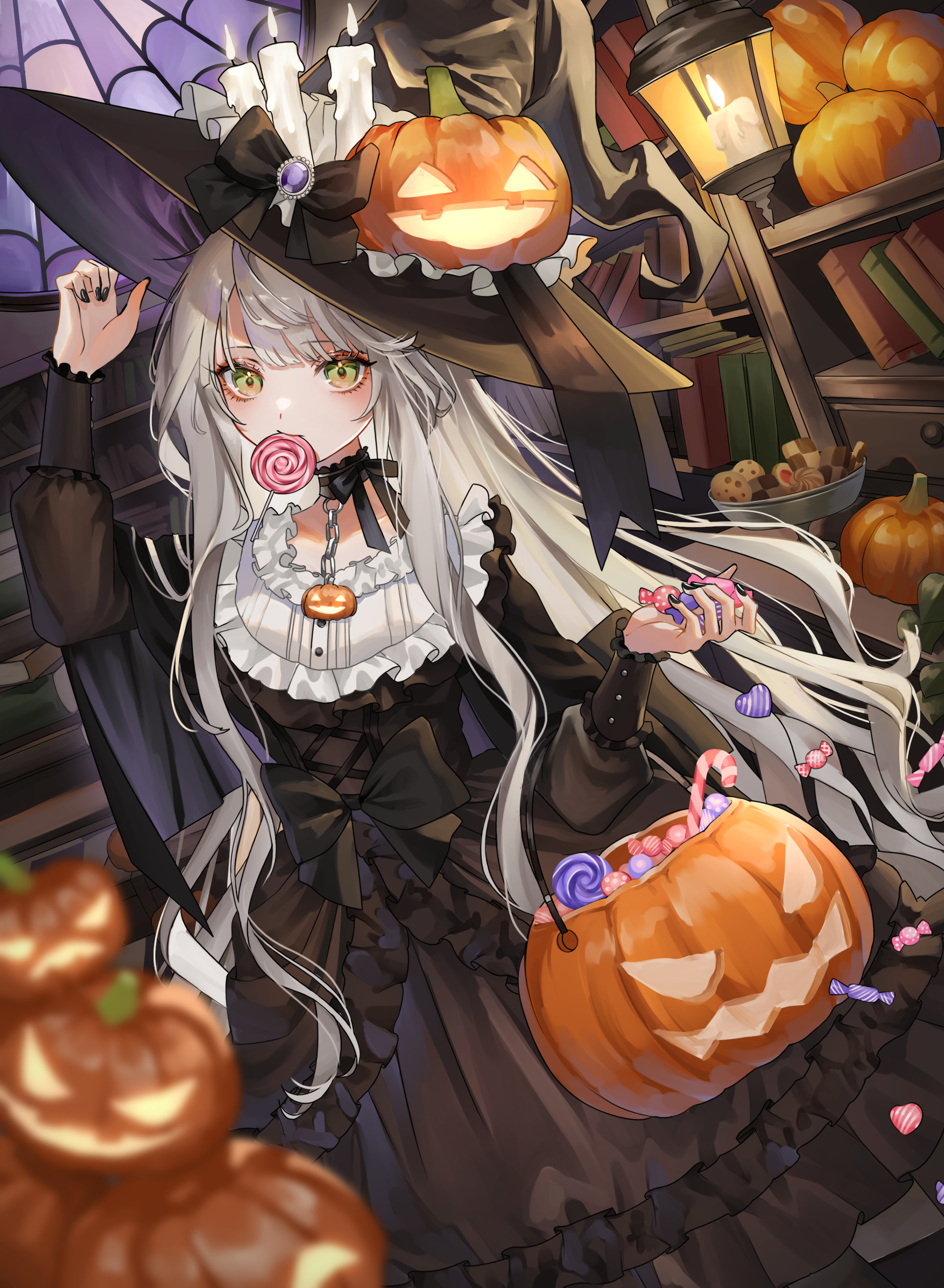 dress gothic_lolita halloween lolita_fashion saika_usagi witch