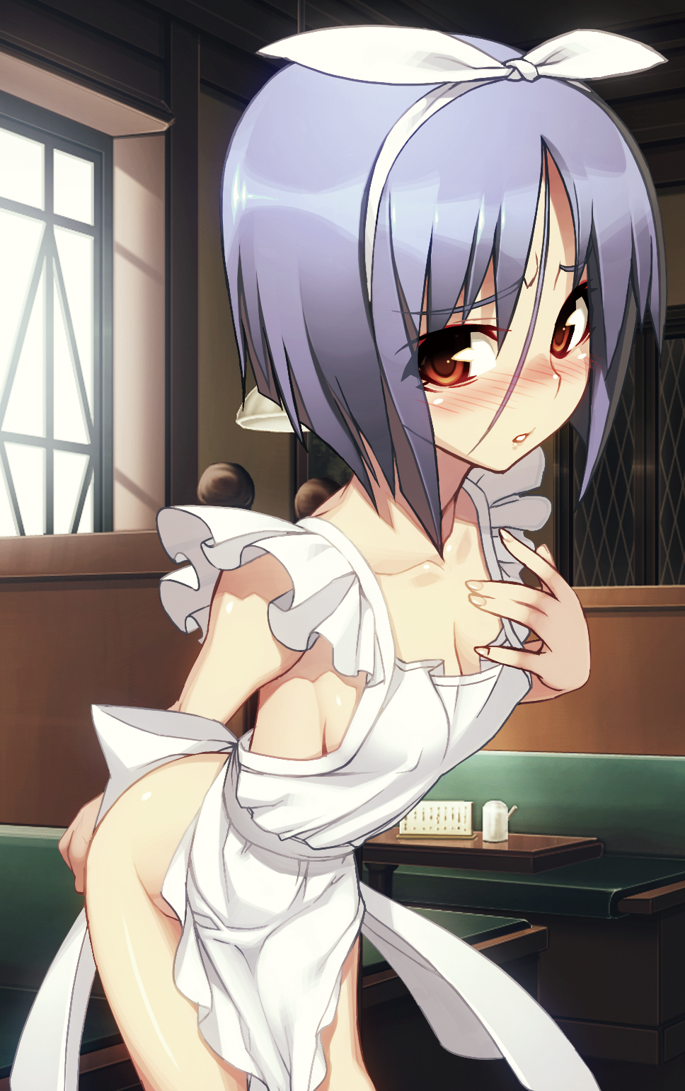 ayane_ichijou full_metal_daemon_muramasa naked_apron namaniku_atk nitroplus