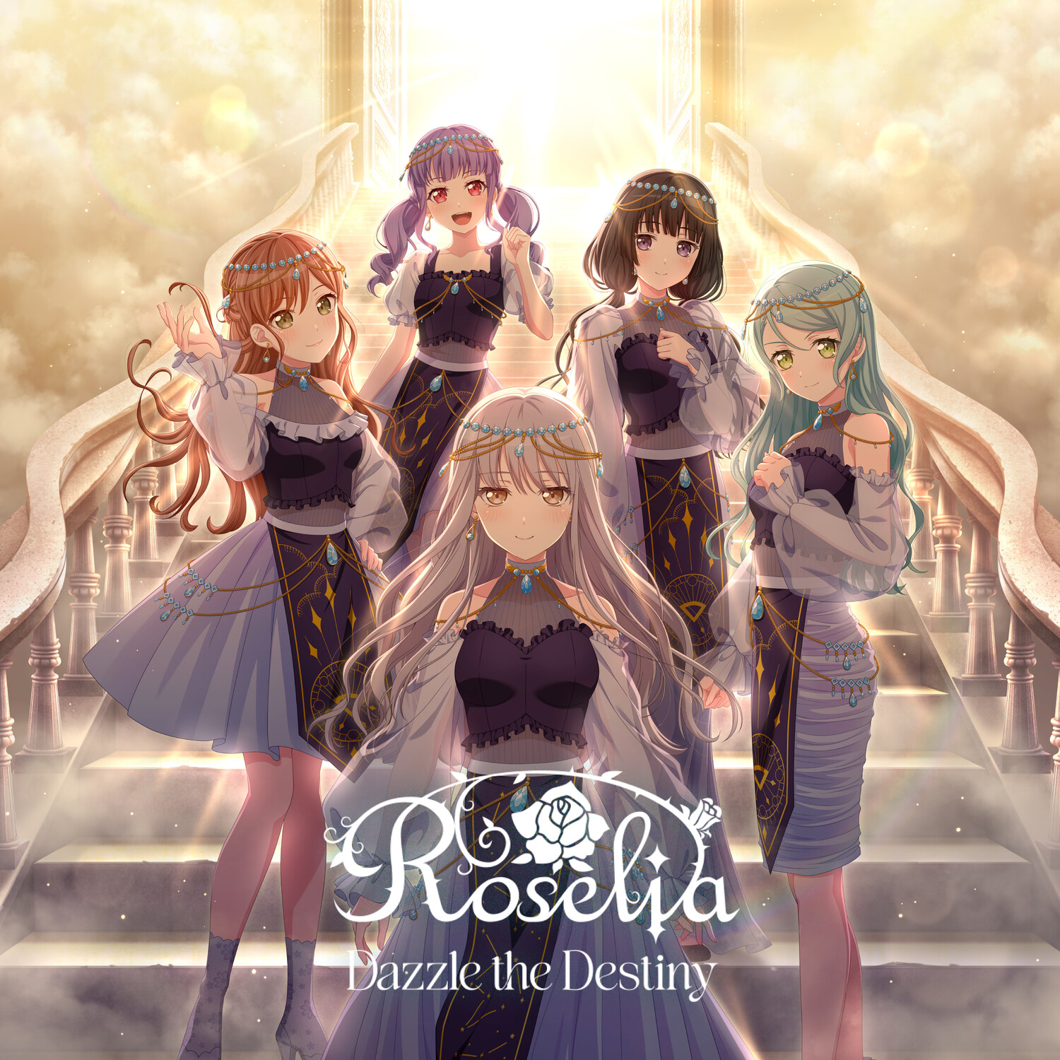 bang_dream! bang_dream!_episode_of_roselia disc_cover hikawa_sayo imai_lisa minato_yukina no_bra see_through shirokane_rinko tagme udagawa_ako uniform