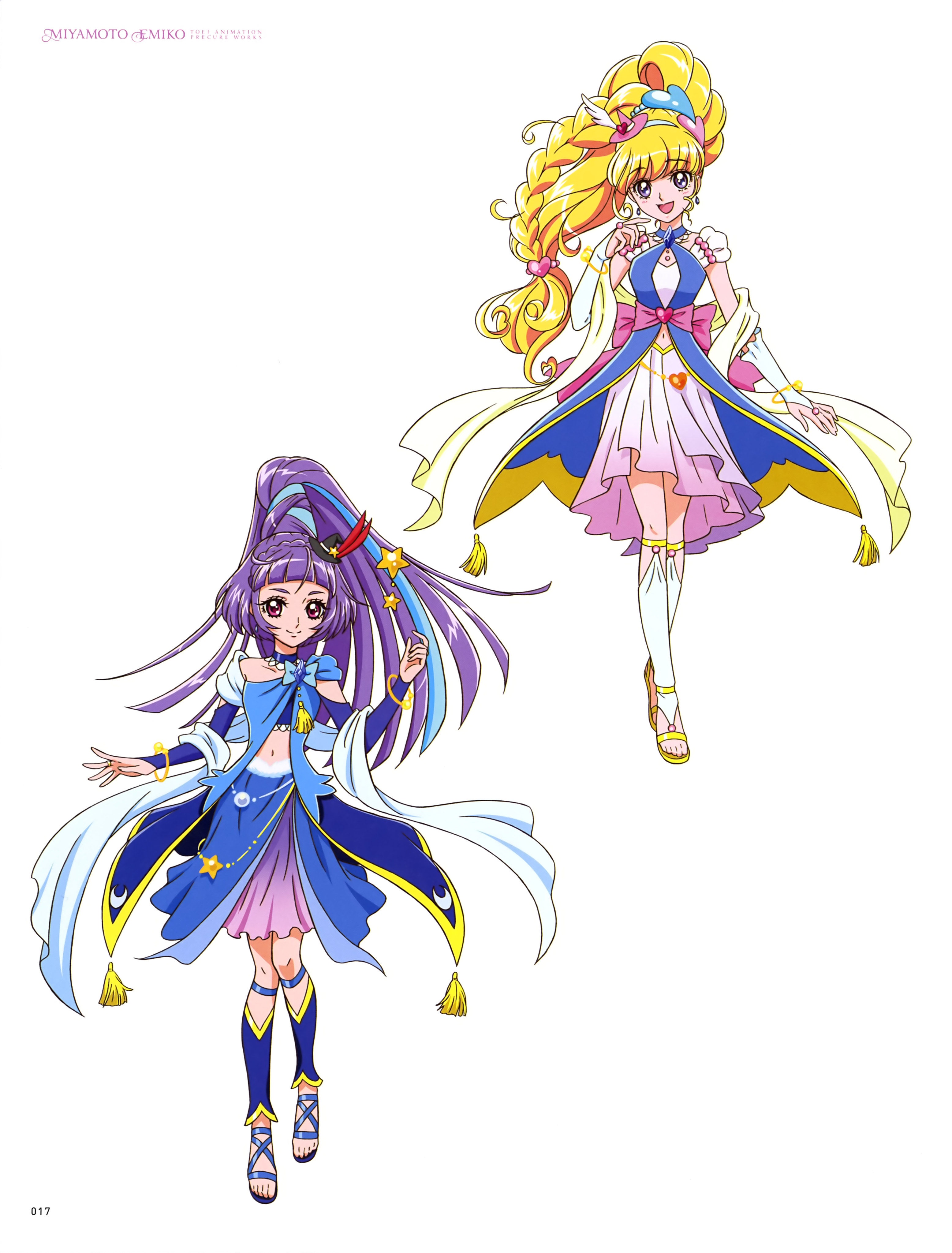 asahina_mirai dress izayoi_riko mahoutsukai_precure! miyamoto_emiko pretty_cure