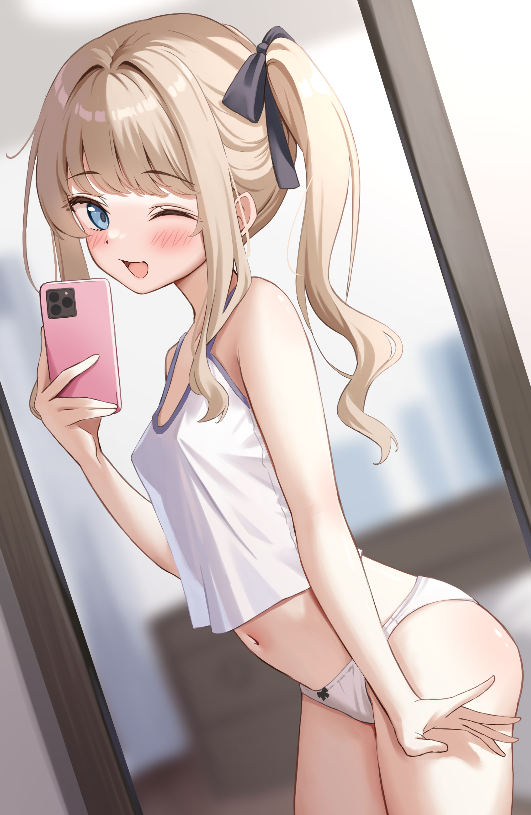 loli pantsu see_through selfie thalia