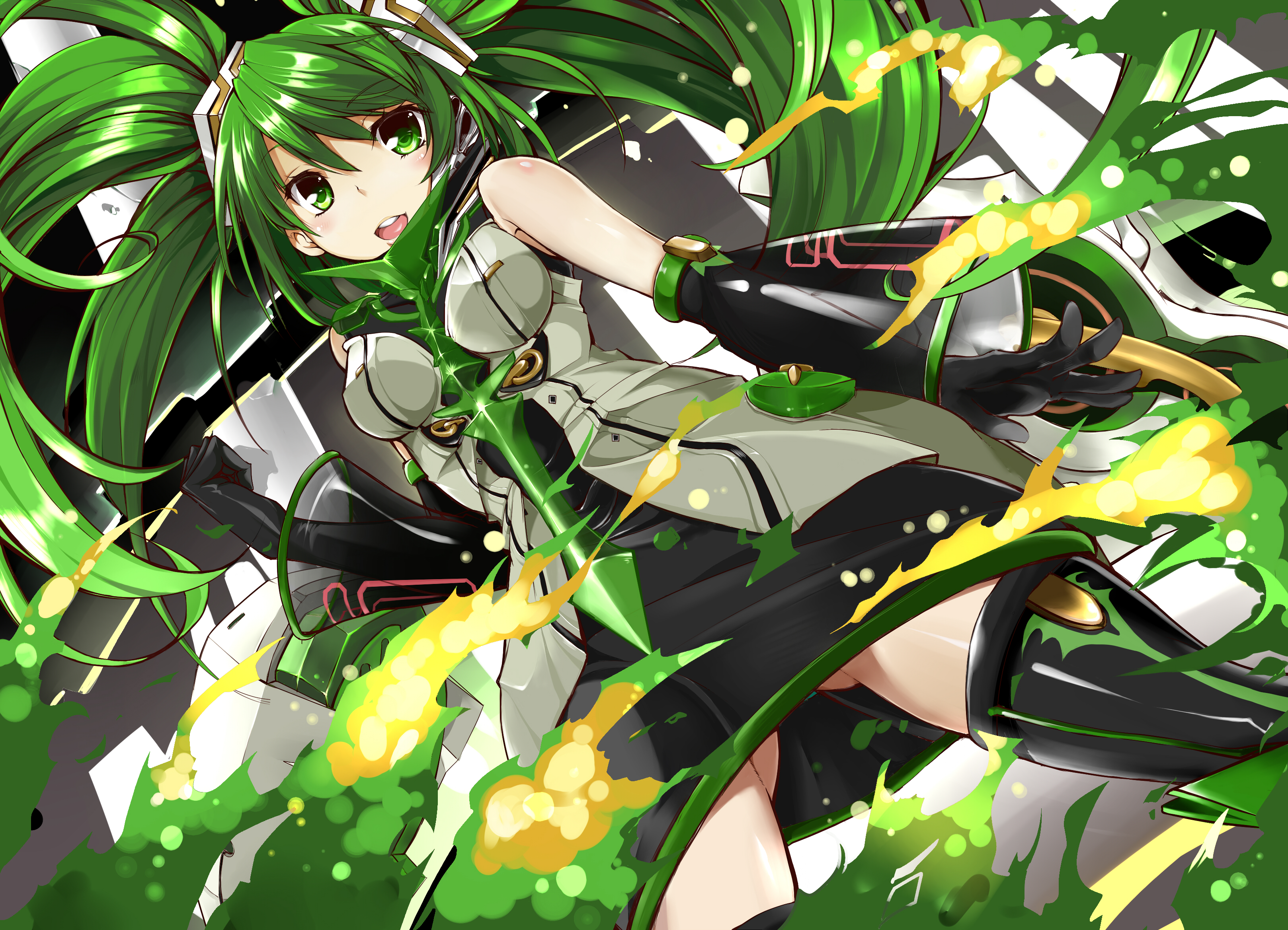 S append x. Мику Хатсуне зеленая. Йоко Зеленоволосая.