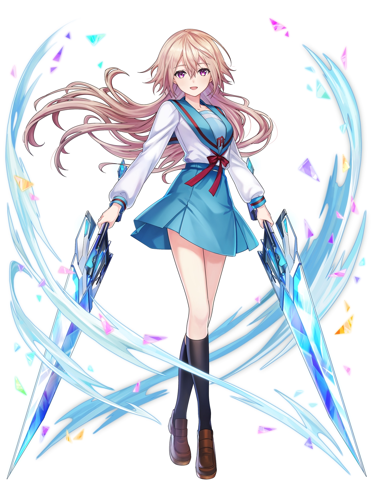 any_(mahou_tsukai_to_kuroneko_no_wiz) cosplay mahou_tsukai_to_kuroneko_no_wiz seifuku suzumiya_haruhi_no_yuuutsu sword tagme