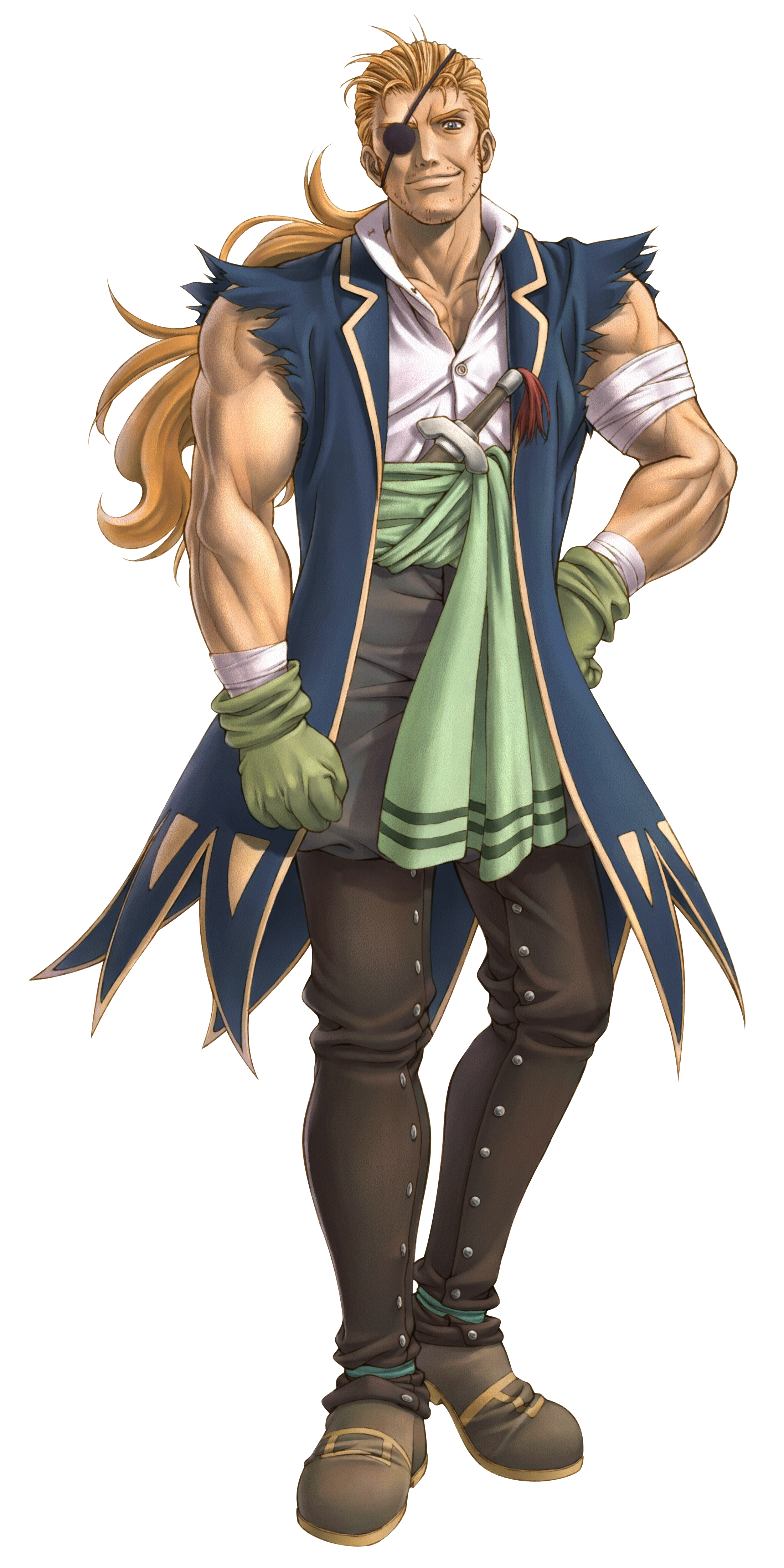 eyepatch falcom ladoc male taue_shunsuke transparent_png ys ys_vi