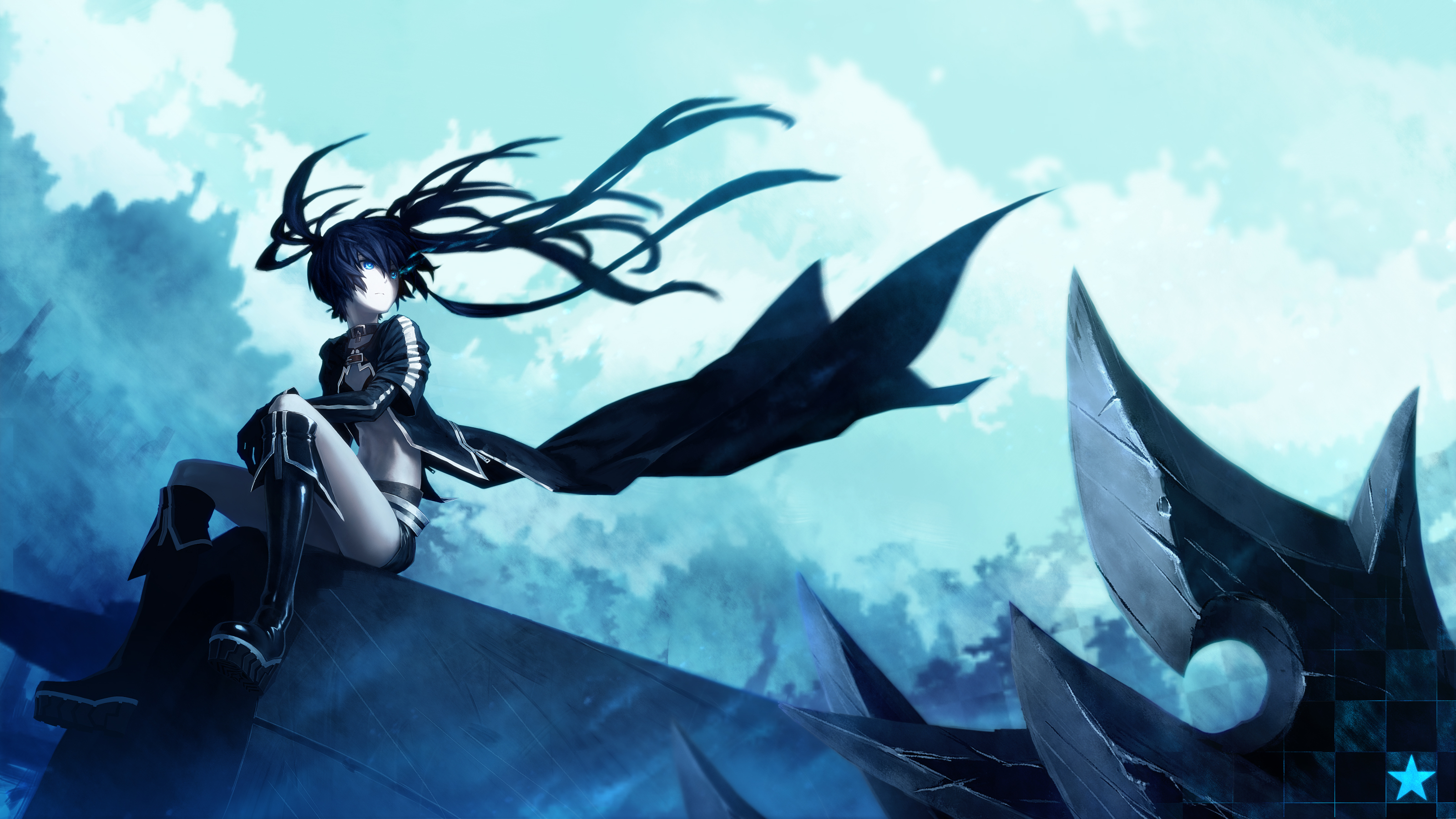 lain black rock shooter vocaloid black rock shooter (character ...