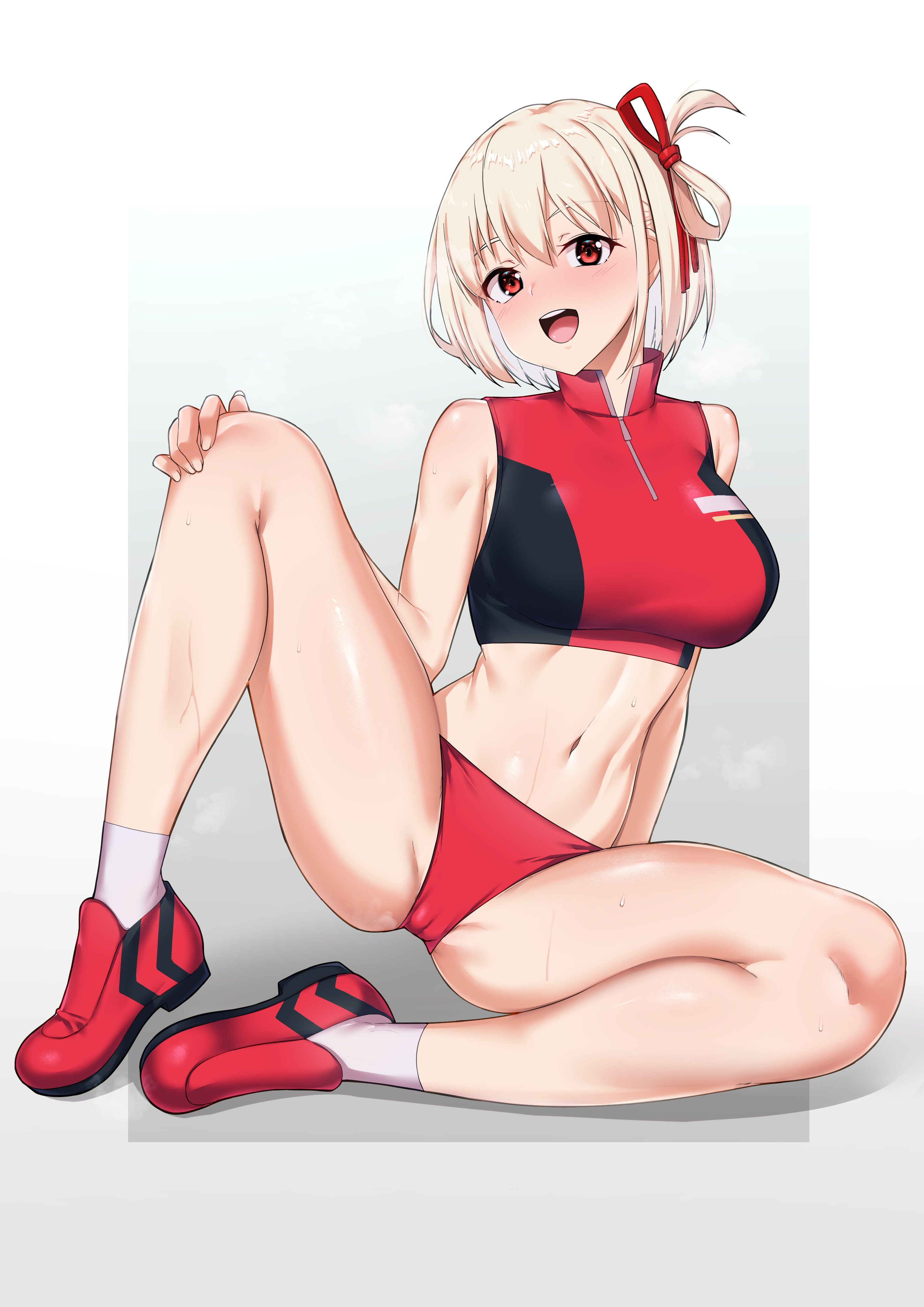 buruma cameltoe gym_uniform kawaruhi lycoris_recoil nishikigi_chisato