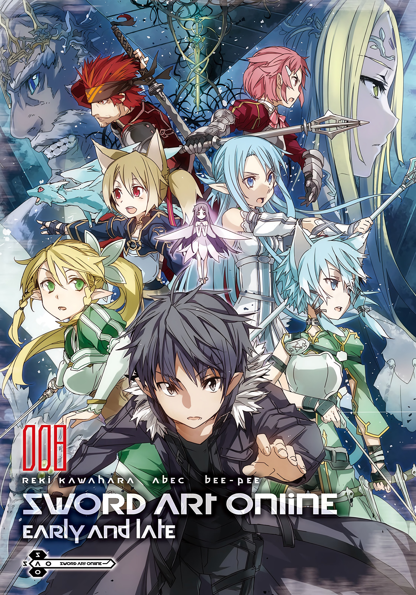 alfheim_online animal_ears armor asuna_(sword_art_online) bunbun elf fairy freyja_(sword_art_online) kirito klein_(sword_art_online) leafa lisbeth pina pointy_ears silica sinon sword sword_art_online weapon wings yui_(sword_art_online)