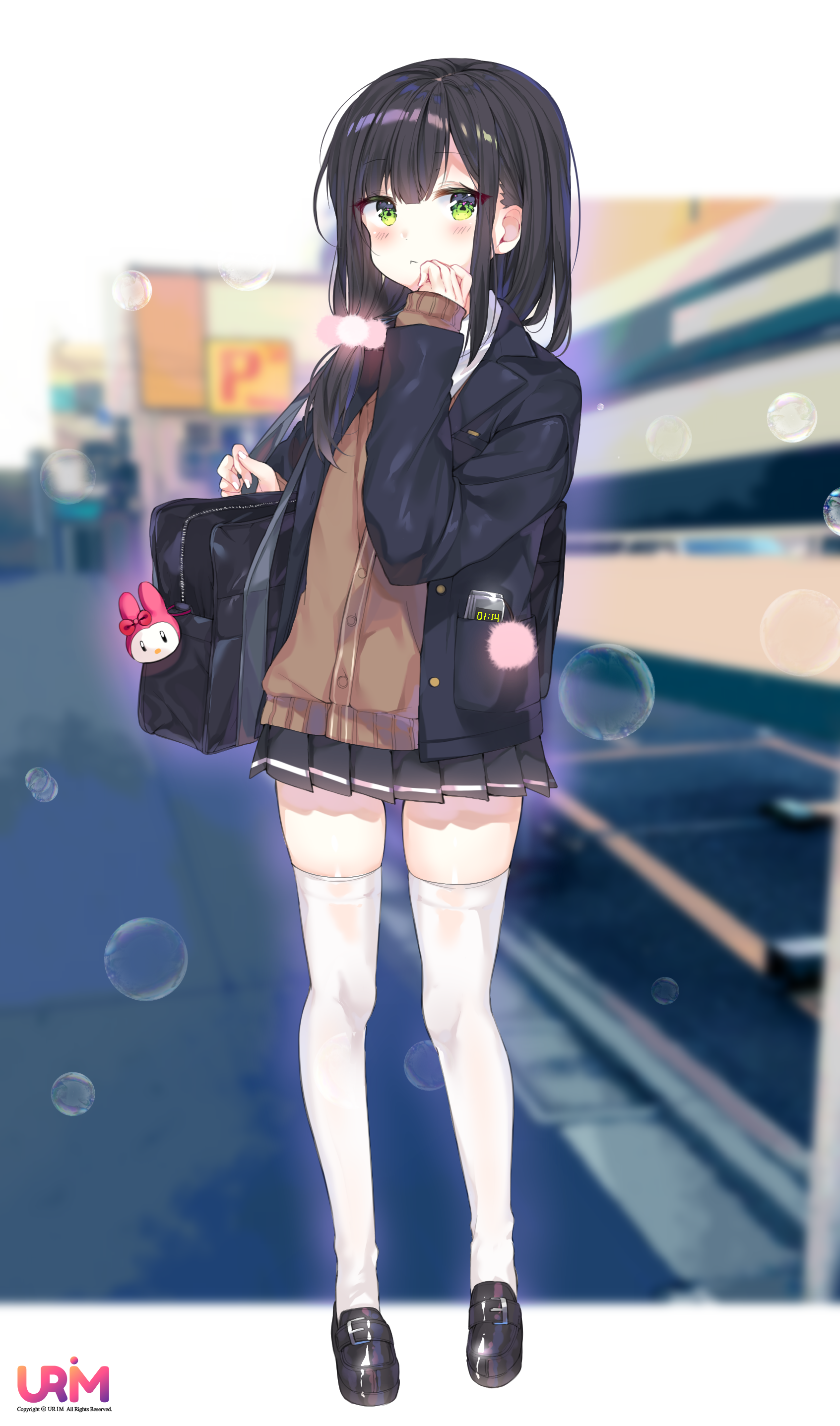 seifuku sweater thighhighs urim_(paintur)