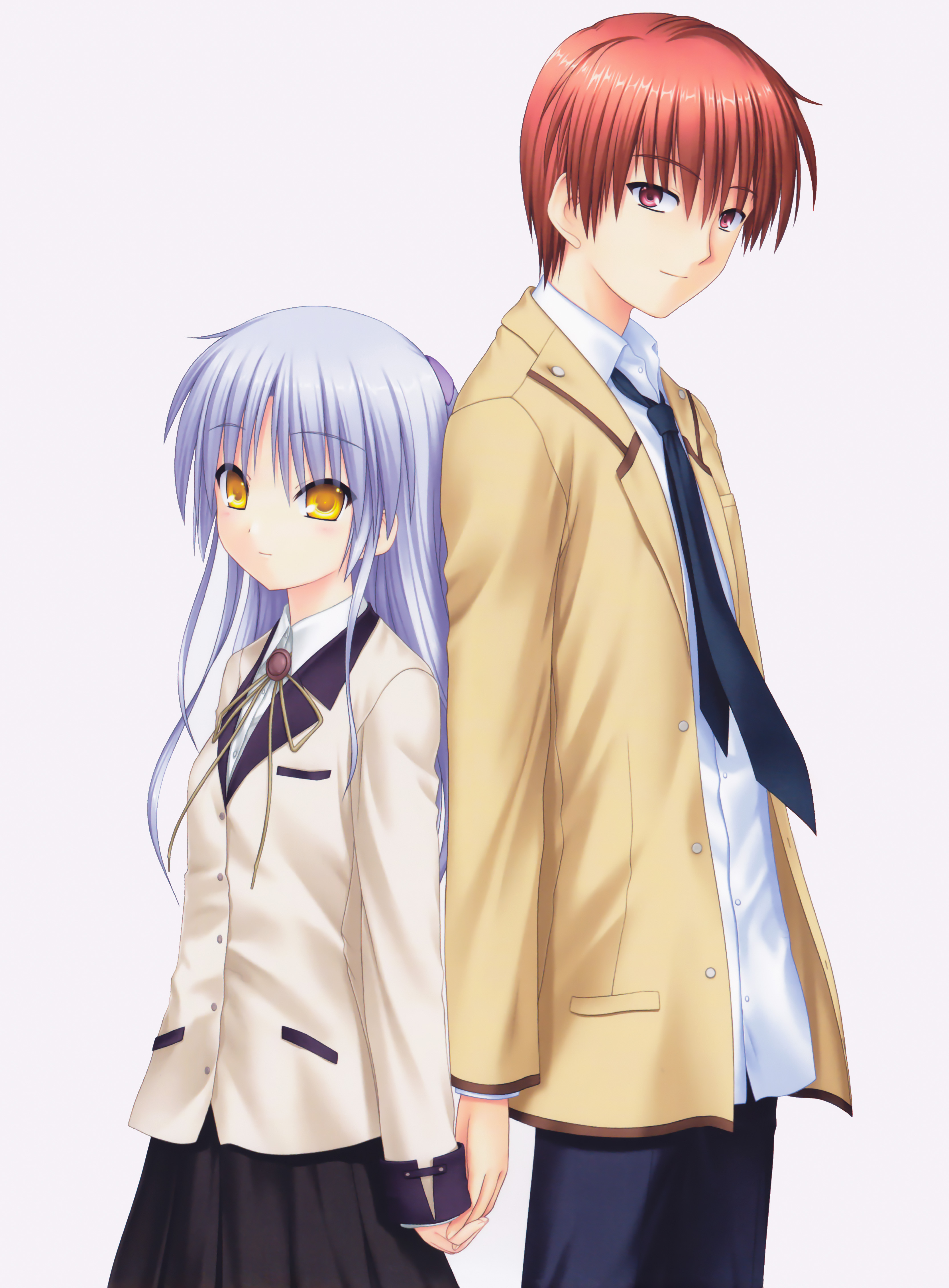 angel_beats! duplicate key na-ga otonashi_yuzuru seifuku tachibana_kanade