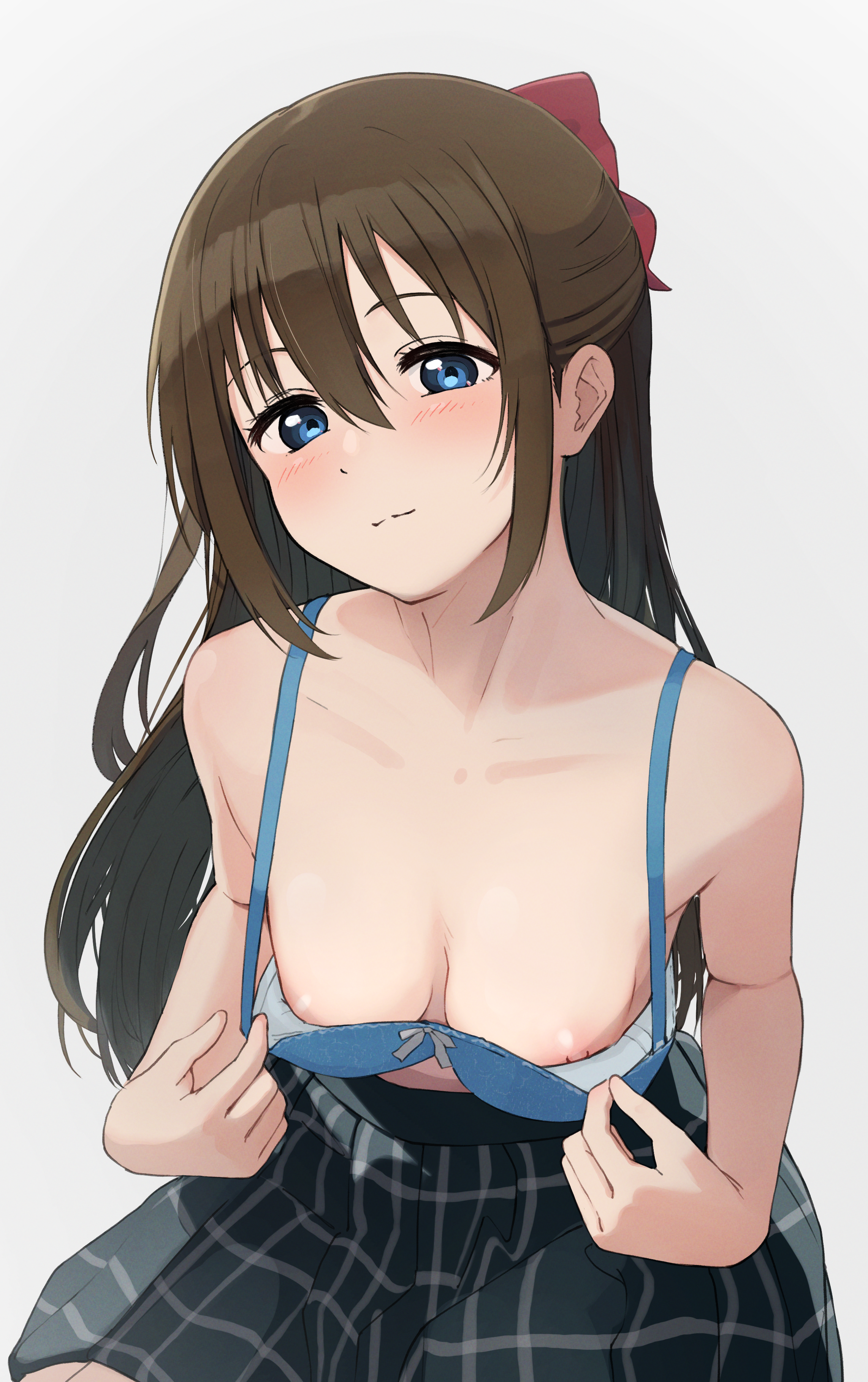 areola bra love_live!_nijigasaki_high_school_idol_club nipple_slip ousaka_shizuku seifuku tata_(tataice) undressing