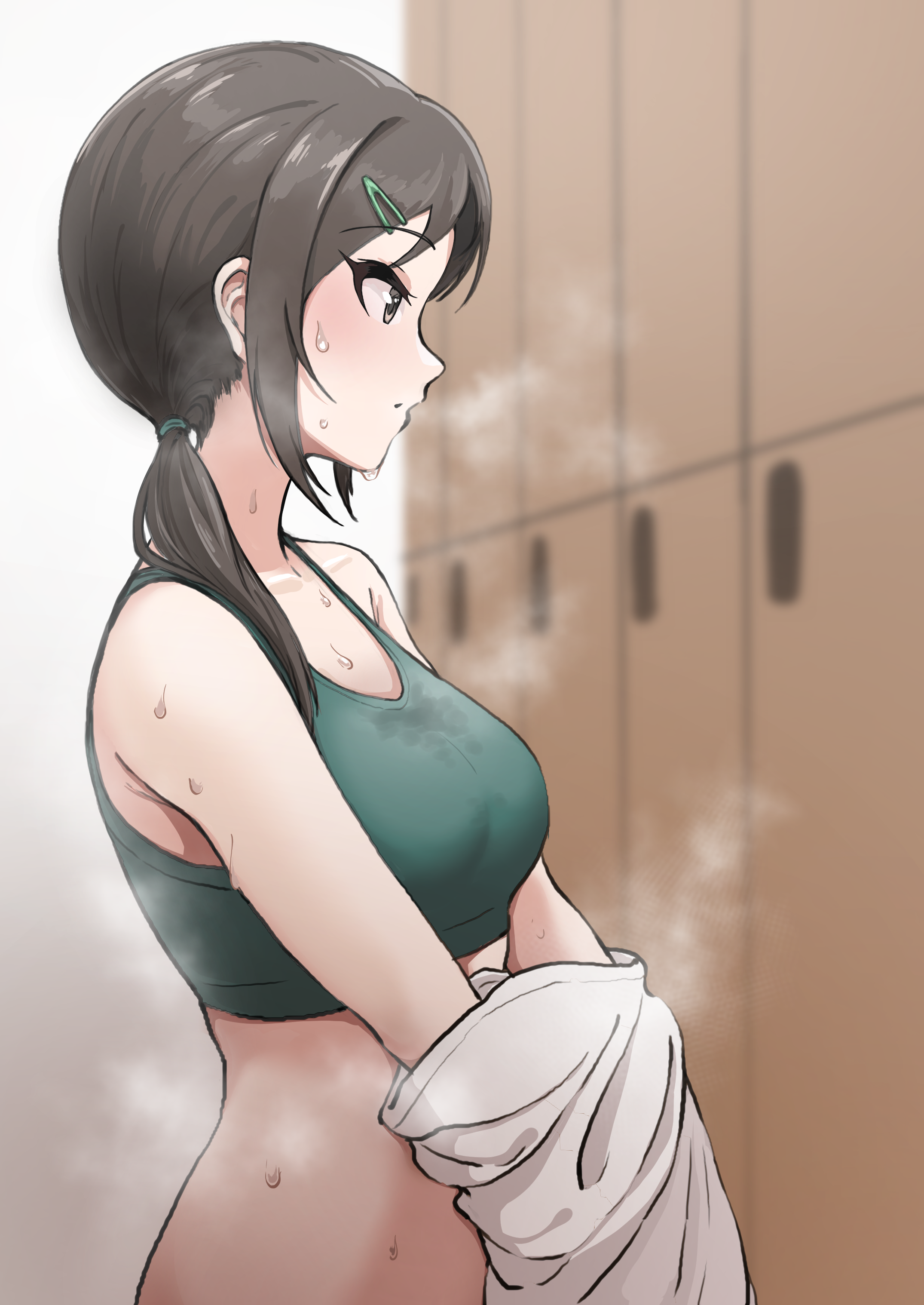 rookie_trainer the_idolm@ster the_idolm@ster_cinderella_girls ushimochi wet