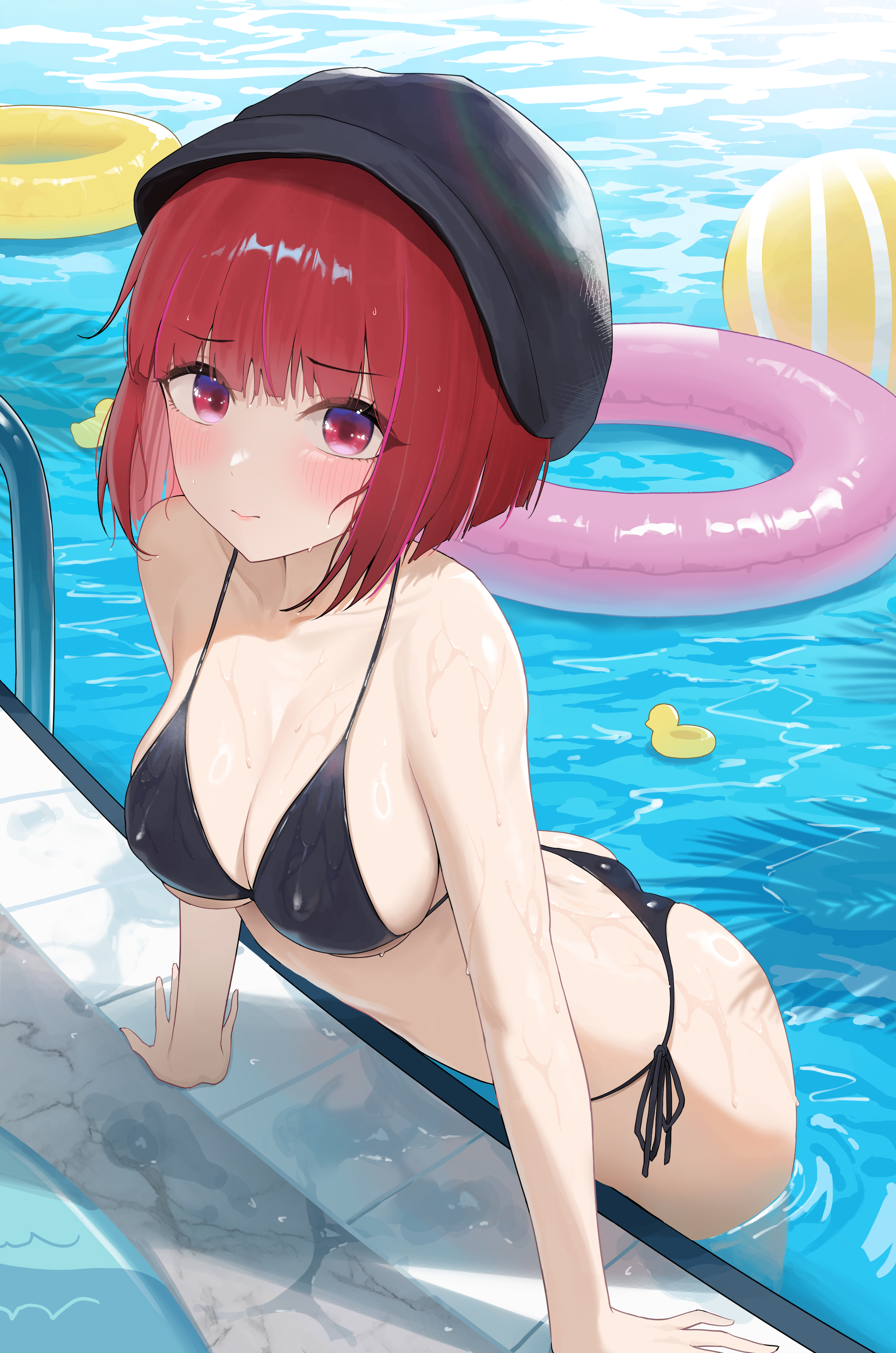 [oshi_no_ko] arima_kana bikini fangfangtu swimsuits wet