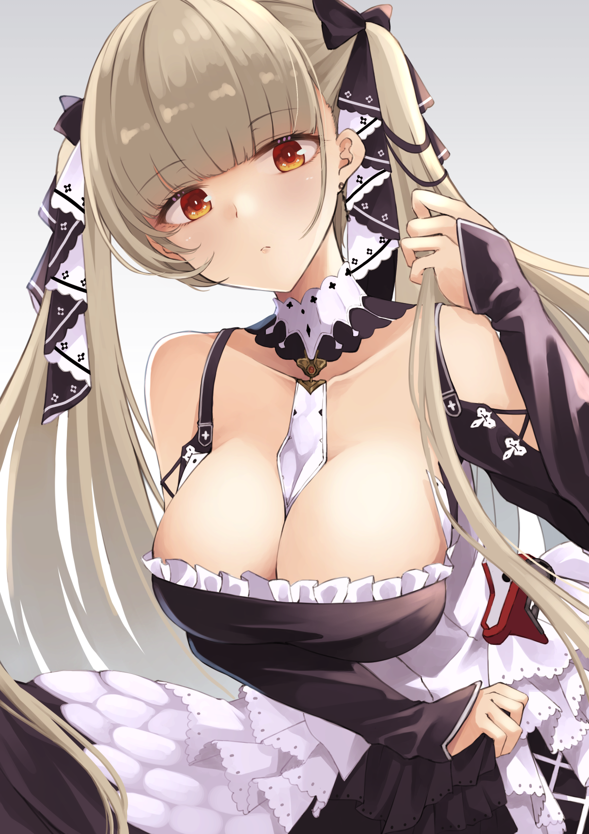 azur_lane formidable_(azur_lane) gothic_lolita lolita_fashion no_bra skirt_lift wee_(weeyy)