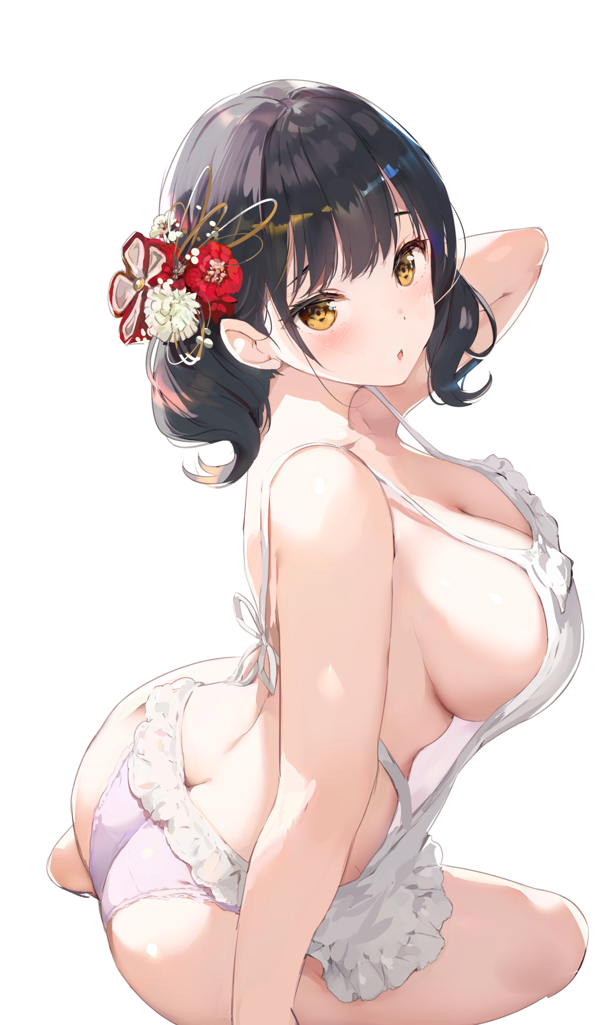 naked_apron pantsu yaegashi_nan