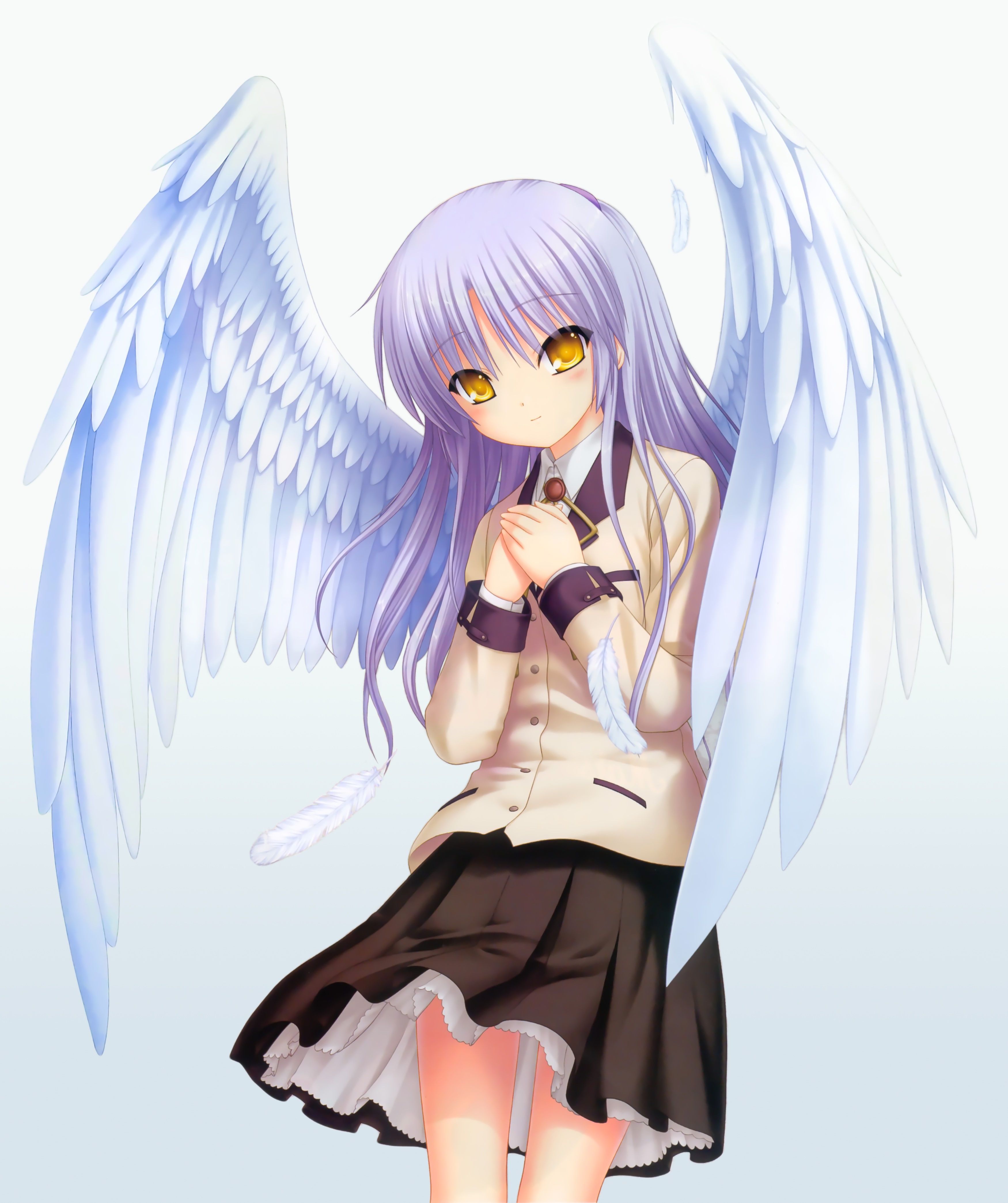 key na-ga angel beats! tenshi angel seifuku wings | #583061 | yande.re