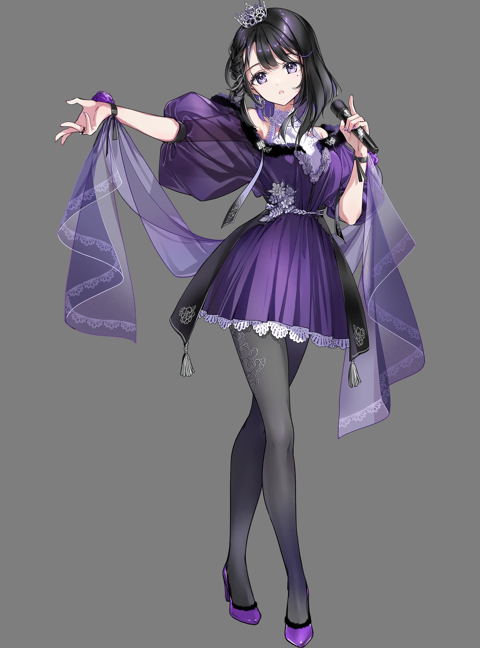 heels hiren pantyhose see_through tiv transparent_webp uniform utahime_dream