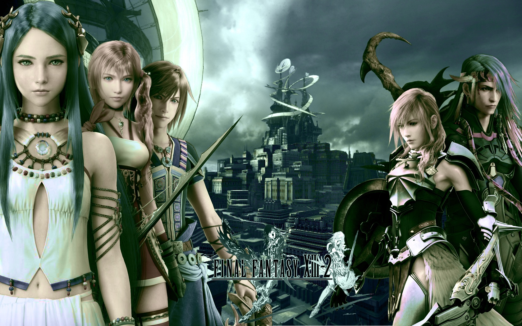 Lightning, Final Fantasy XIII-2, Wallpaper