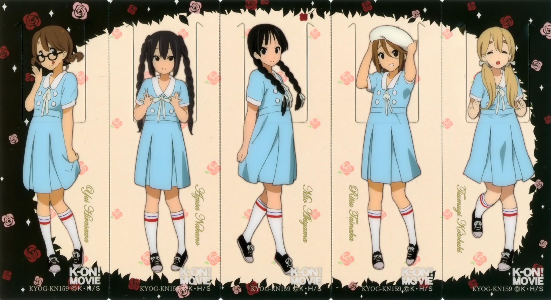 K-ON!, Hirasawa Yui, Akiyama Mio, Kotobuki Tsumugi, Nakano Azusa, Tainaka  Ritsu