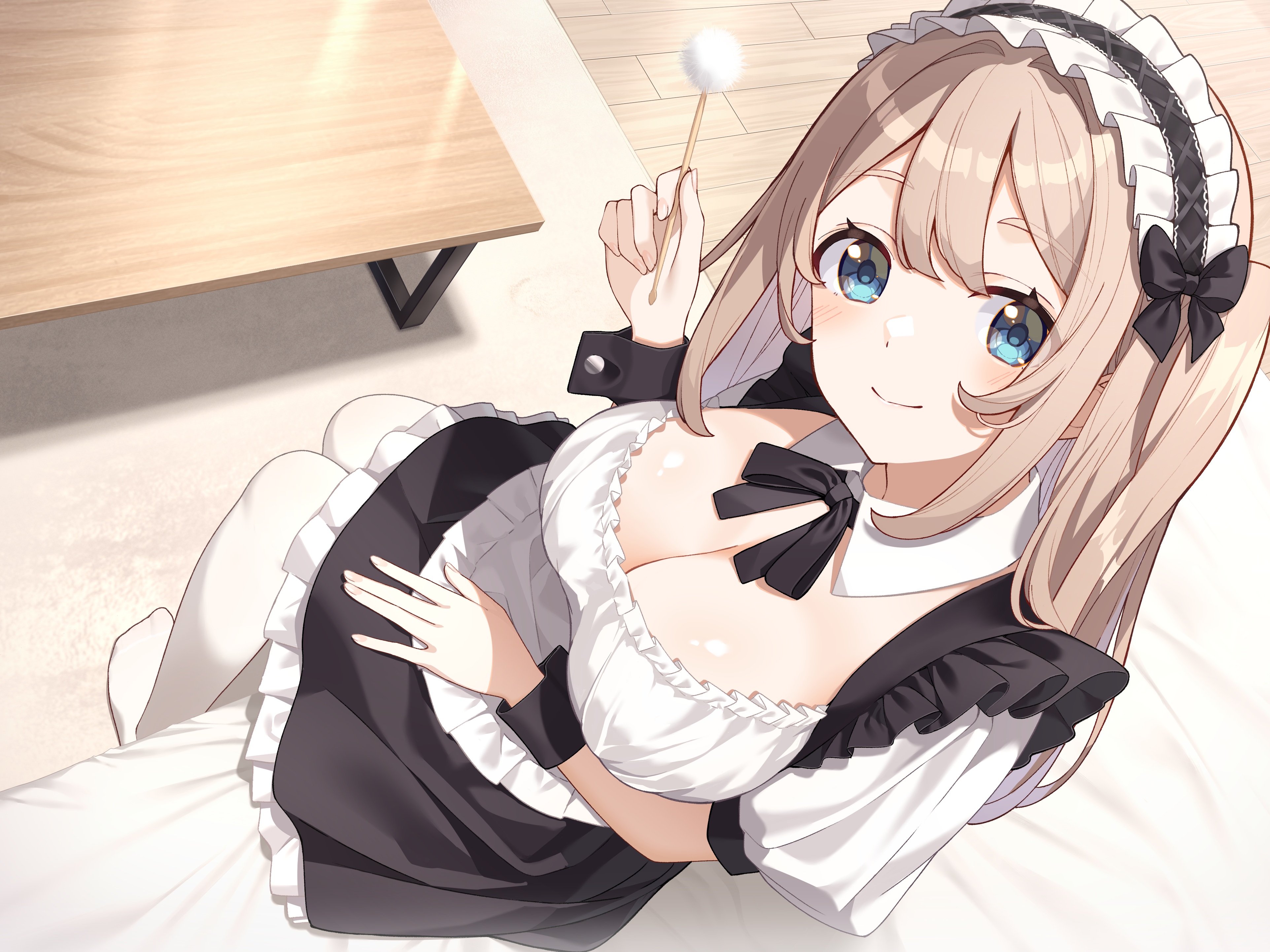 huyunora maid no_bra