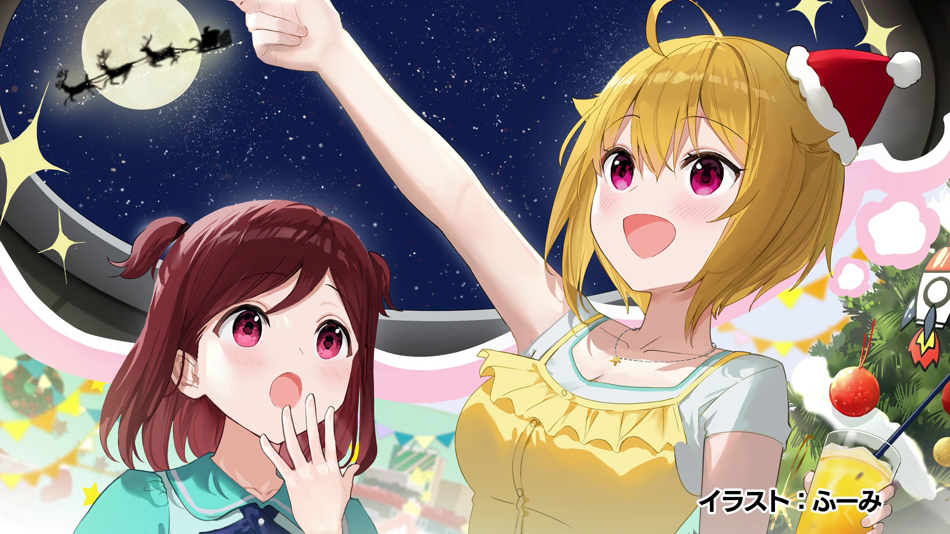 fuumi the idolm@ster the idolm@ster million live! christmas endcard ...