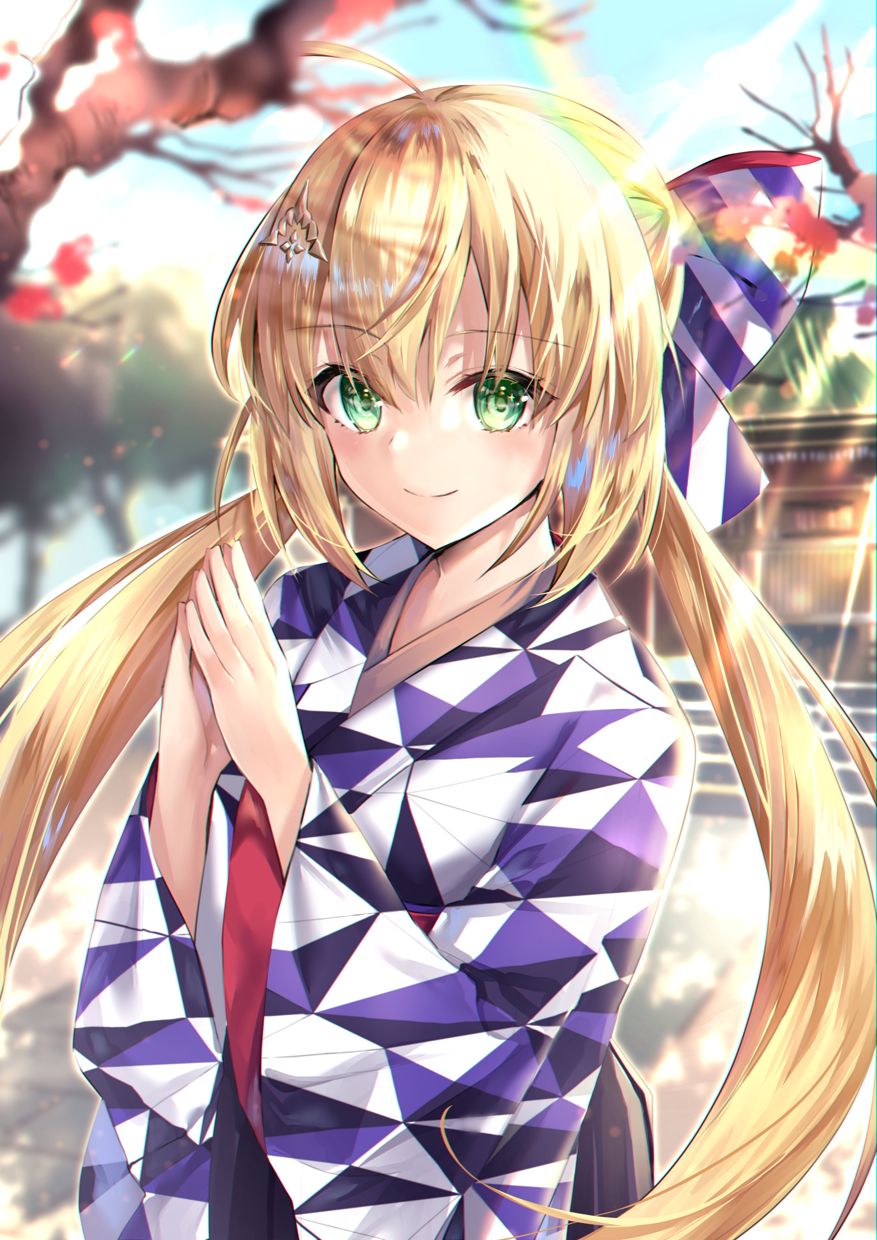 hane yuki fate/grand order artoria pendragon (caster) japanese clothes ...