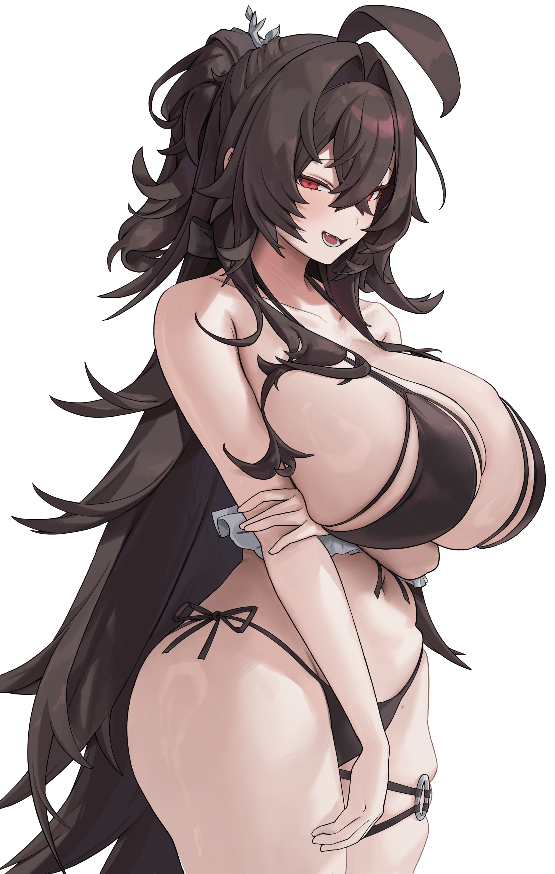bikini breast_hold garter rame_tree rima swimsuits