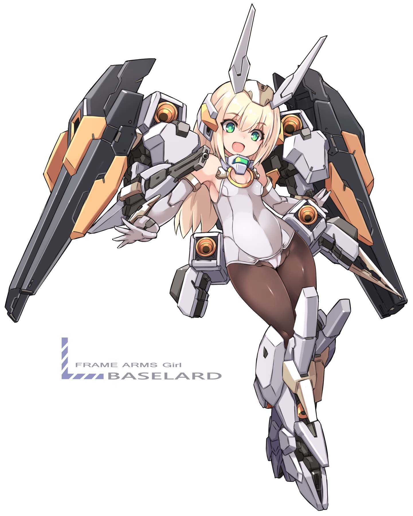 karukan (monjya) frame arms girl megami device baselard cameltoe mecha ...