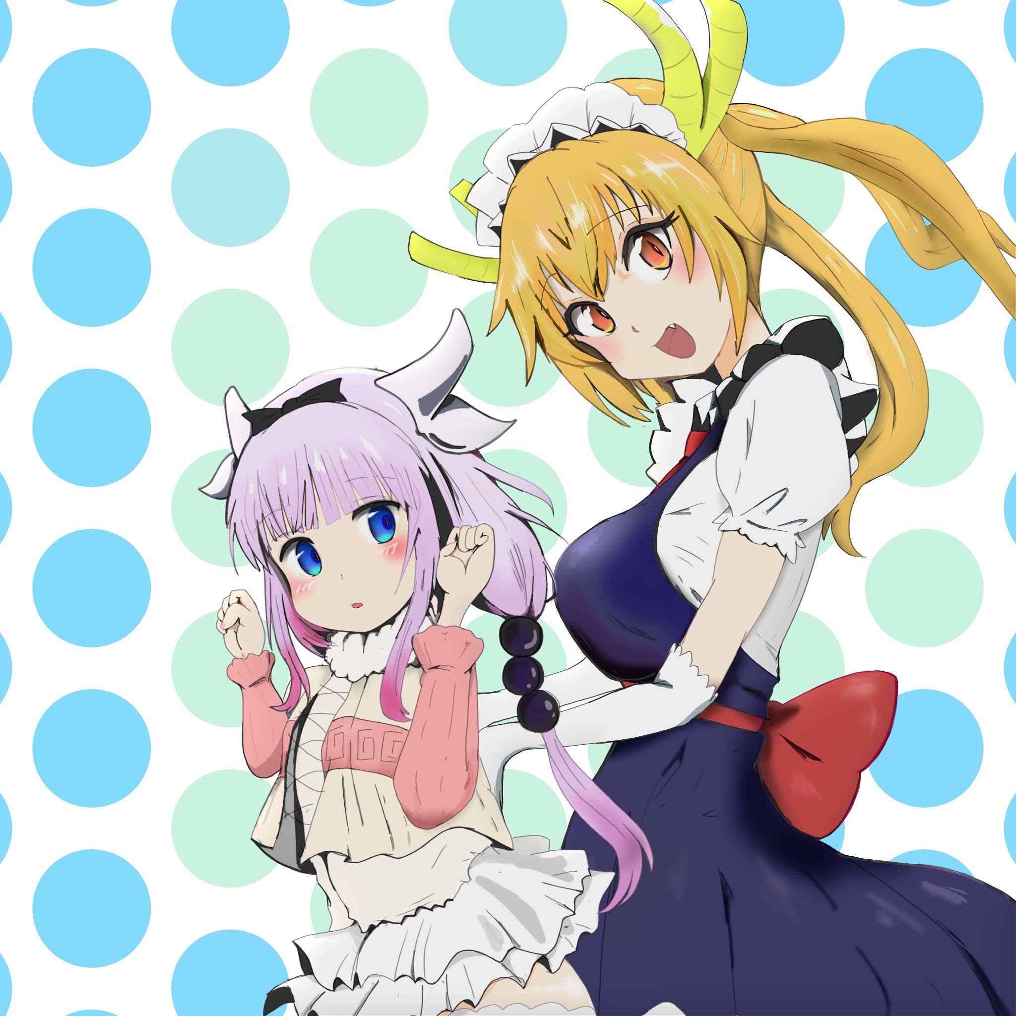 naoki7955 kobayashi-san chi no maid dragon kanna kamui tooru (kobayashi.