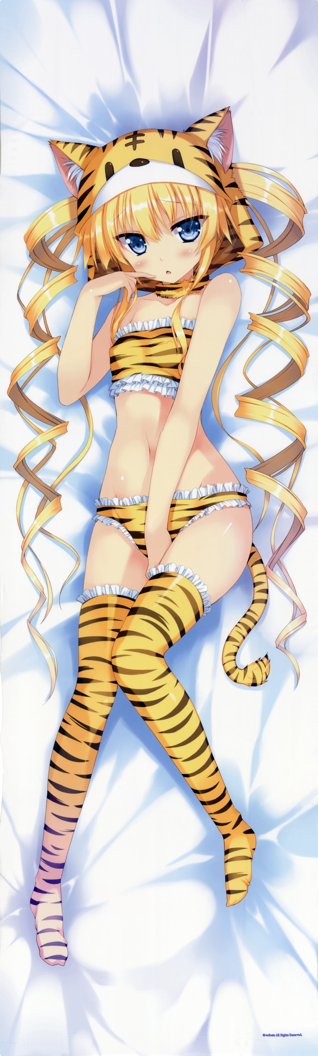 animal_ears dakimakura eufonie koiken_otome nekomimi stockings tail tateha thighhighs yves_elaine_austin