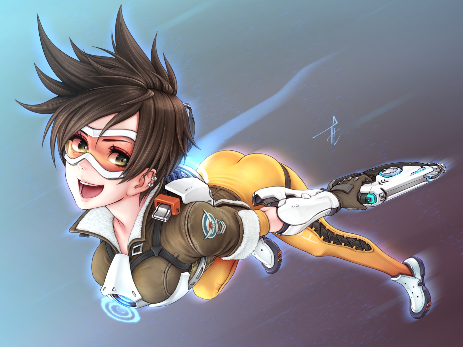 Tracer  Overwatch tracer, Overwatch wallpapers, Overwatch fan art