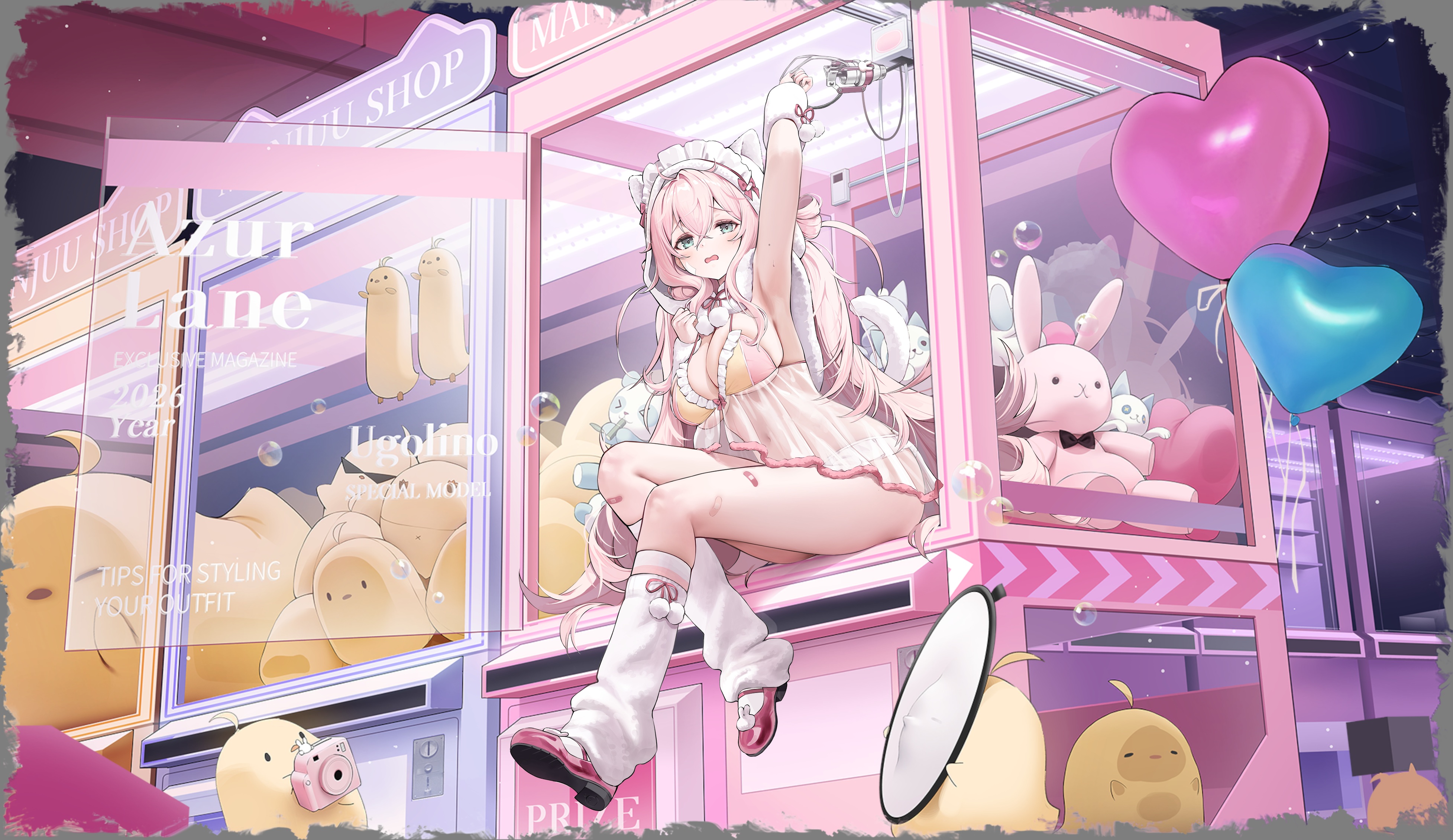 azur lane manjuu (azur lane) ugolino vivaldi (azur lane) animal ears  bandaid lingerie nekomimi pantsu see through tagme tail | #1262216 |  yande.re