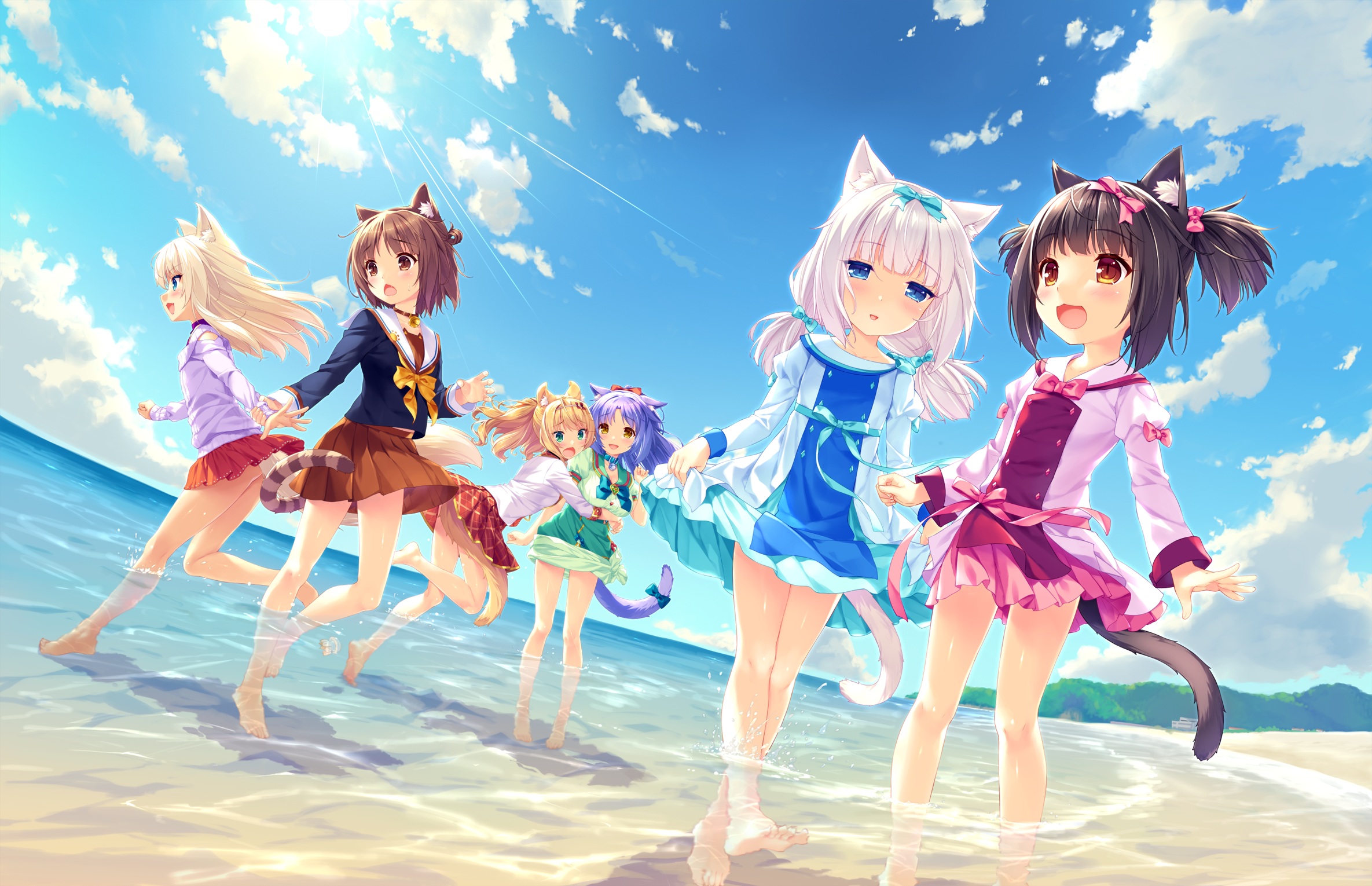 neko works sayori nekopara azuki chocola cinnamon (nekopara) coconut ...