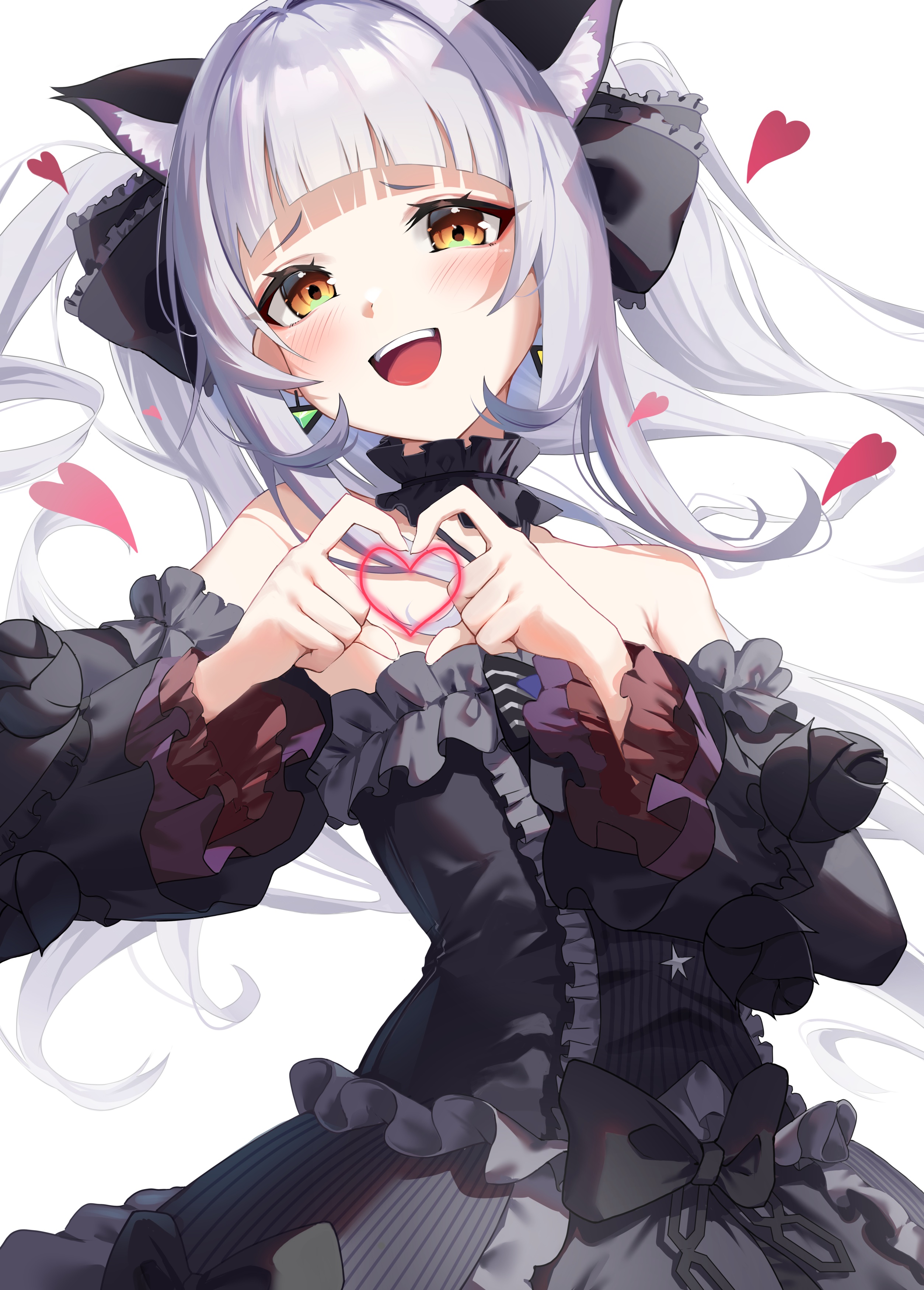 clrawing hololive murasaki shion animal ears dress gothic lolita lolita ...