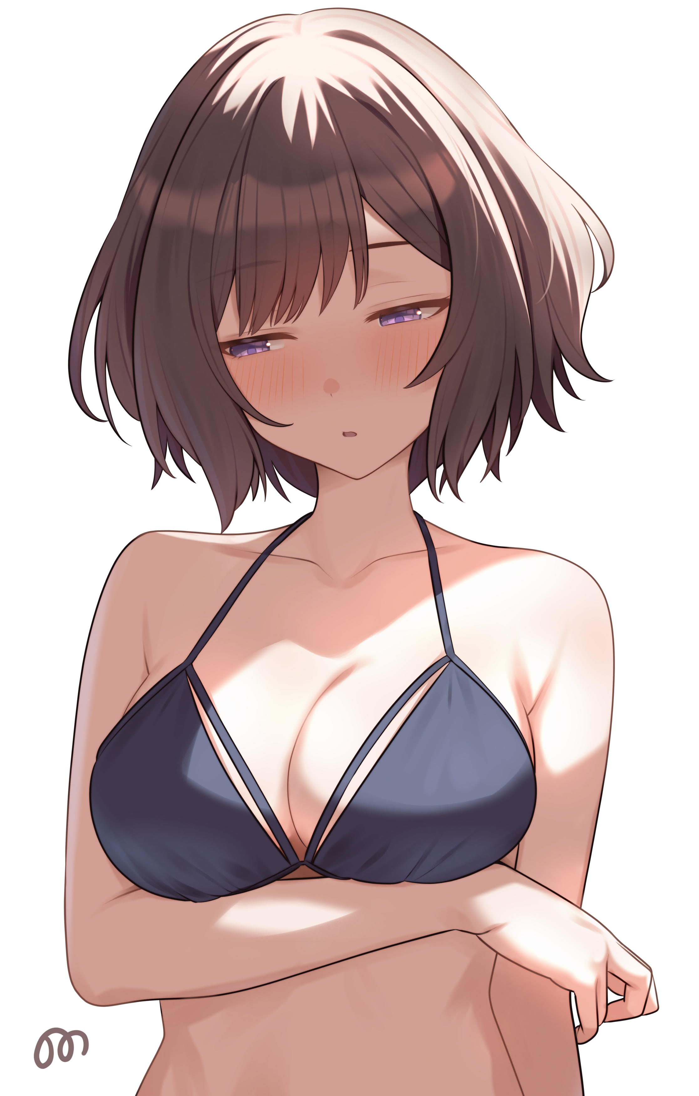 07nono06 bikini_top breast_hold gakuen_idolm@ster neo_asari swimsuits the_idolm@ster